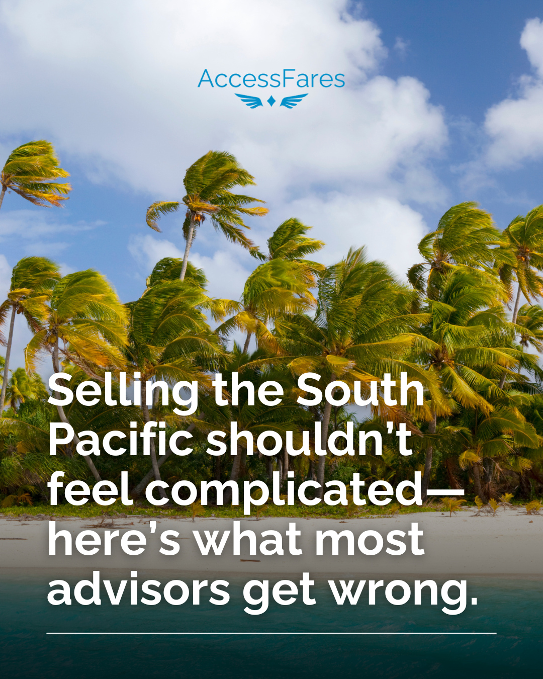 Stop overcomplicating the South Pacific 🌍
With the right strategy (and the right airline), selling Fiji and beyond can become one of your easiest wins.
Link in bio to read more!
#travel #traveladvisor #travelblog #fiji #southpacific