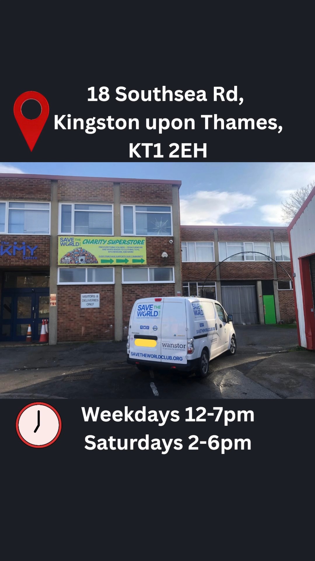 With the clocks going forward over the weekend, don't forget, you can snag yourself a stylish timepiece with us, @savetheworldclubcharity, and MUCH MORE! At our charity superstore "The Circulatory" .
With every sale helping more people locally through our numerous projects.
⏰Open: weekdays 12-7pm, and Saturdays 2-6pm
📍At: 18 Southsea Rd, Kingston upon Thames, KT1 2EH
We welcome you to share and have an amazing evening from the STWC team.
#kingstonuponthames #environment #environmental #charityshop #communitysupport #kingston #surbiton #tolworth #newmalden #chessington #Clocks