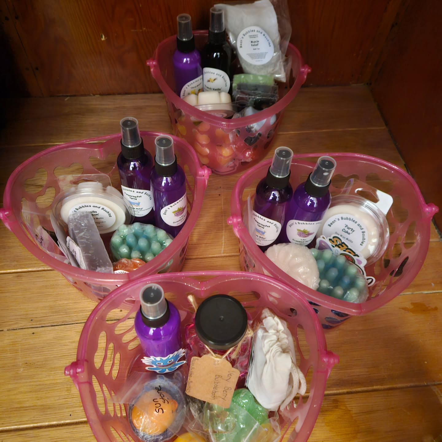 Love making baskets! Usually for donations/basket raffles.