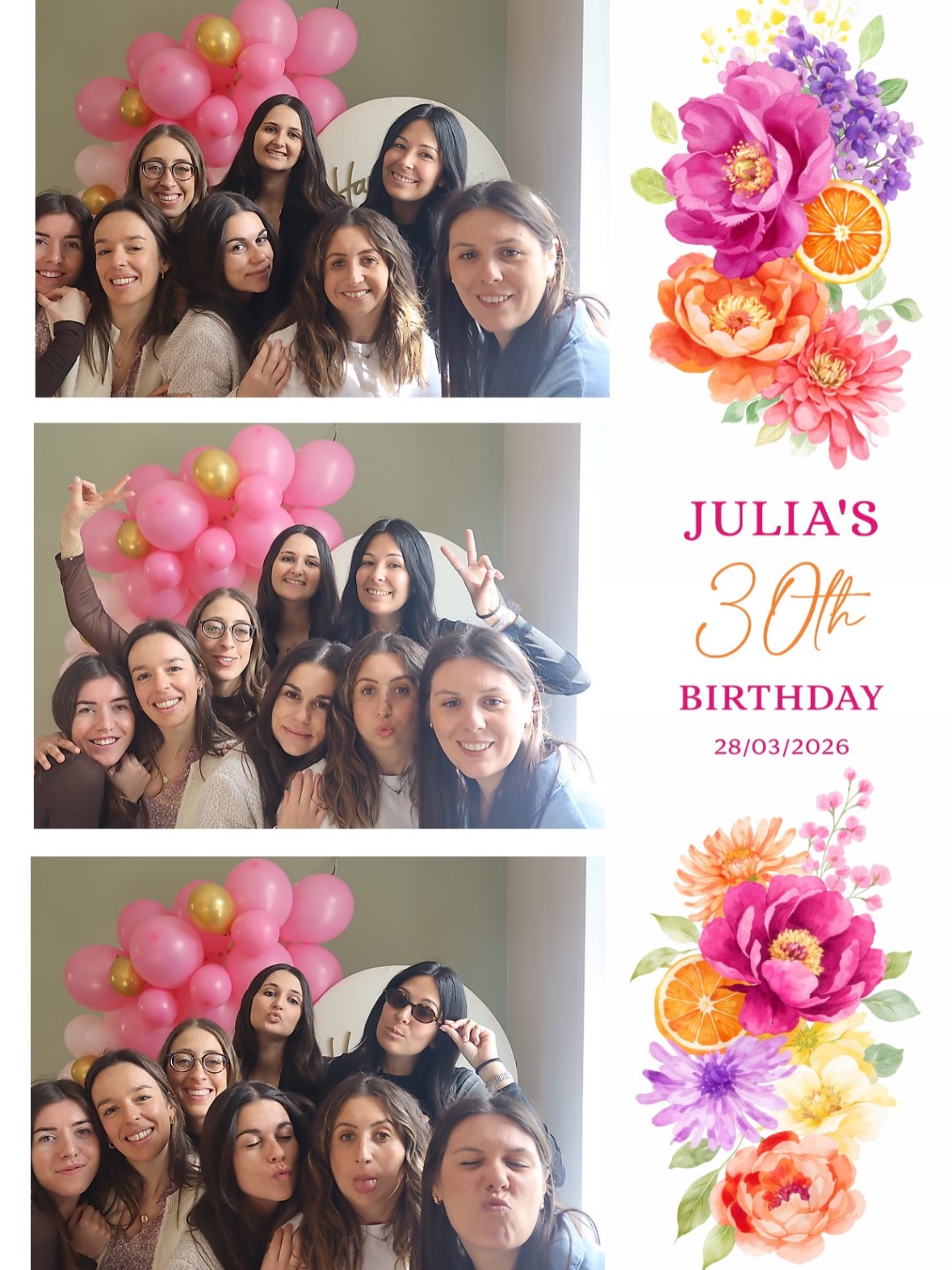 30 ans, des copines, et un photobooth 📸
Cadre personnalisé
Photos instantanées
Souvenirs garantis
Clairement l’animation qui fait toute la différence pendant une soirée.
Disponible en Provence
Réservation :
www.poudredeclatevents.com #photobooth
#anniversaire
#evenementiel
#marseille
#paca