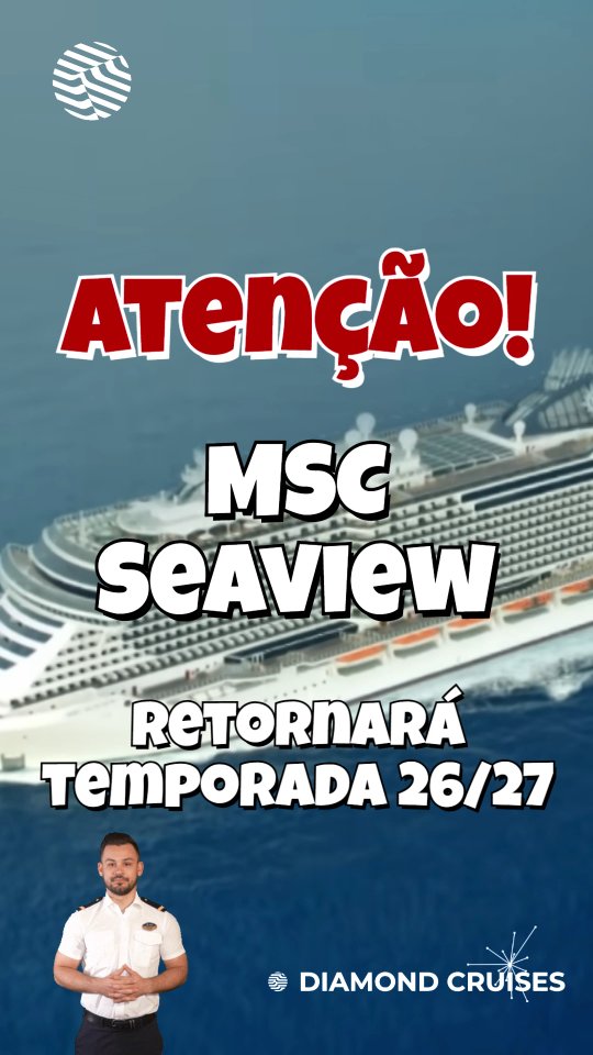 🚨 ATUALIZAÇÃO IMPORTANTE!
🛳️ O MSC Seaview já está CONFIRMADO para a temporada 2026/2027 na América do Sul 🇧🇷
A estratégia da MSC é reforçar a operação na região, com foco no Brasil e Argentina 🇦🇷
⚠️ Os itinerários ainda não foram divulgados, mas a expectativa é de rotas incríveis.
💎 Quer garantir sua cabine antes de todo mundo?
Me chama que eu cuido de tudo pra você do início ao fim 👇🚢
E me conta… você faria esse cruzeiro? 👀
#MSCSeaview #MSCCruzeiros #CruzeirosBrasil #CruzeiroAmericaDoSul #TemporadaCruzeiros