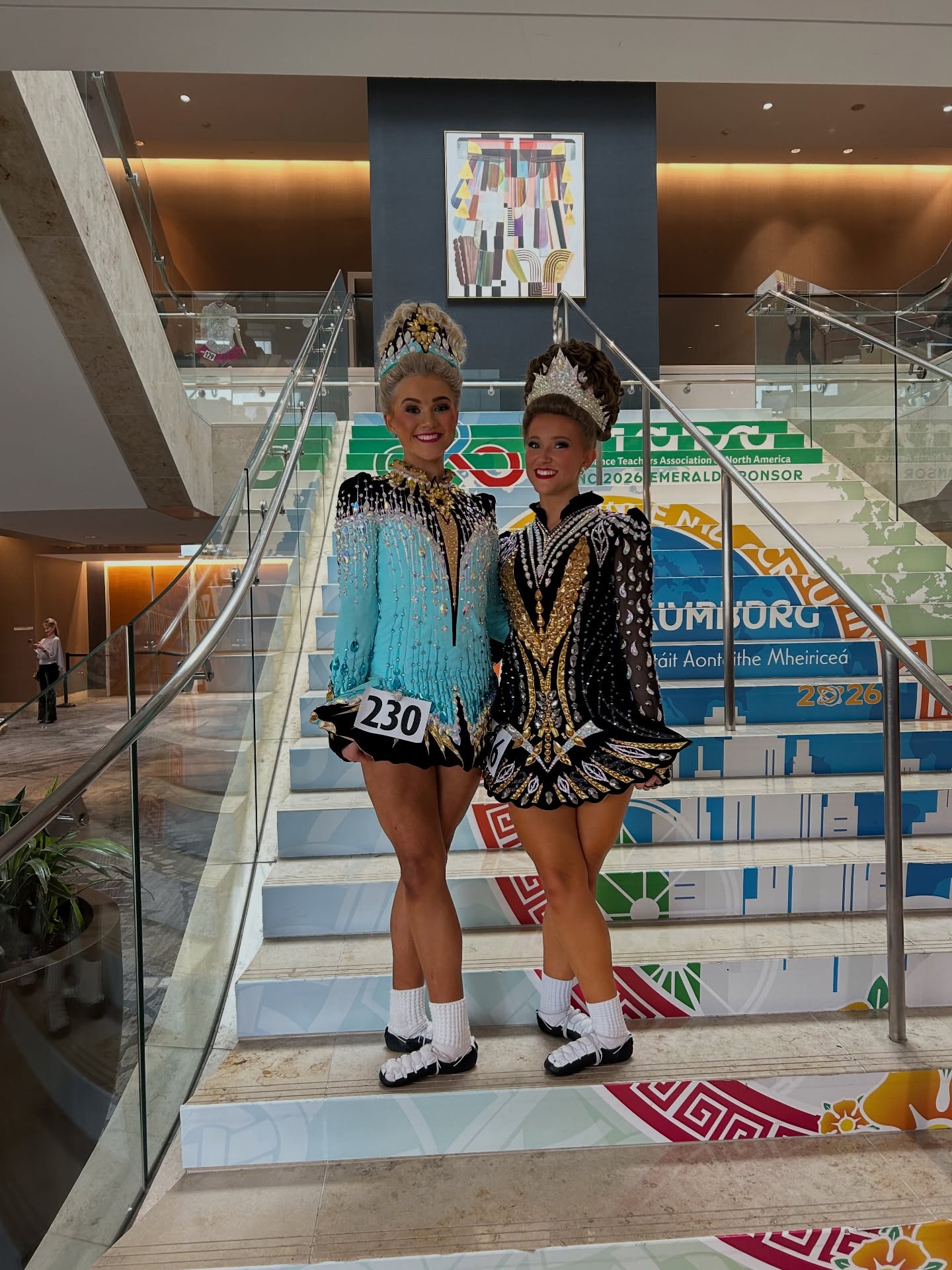 Our lovely Day 4 girls!!
Congratulations to Katherine and Clara for taking on the World stage! Such incredible performances by both of them. We couldn’t be proud of all their hard work and determination! 💕