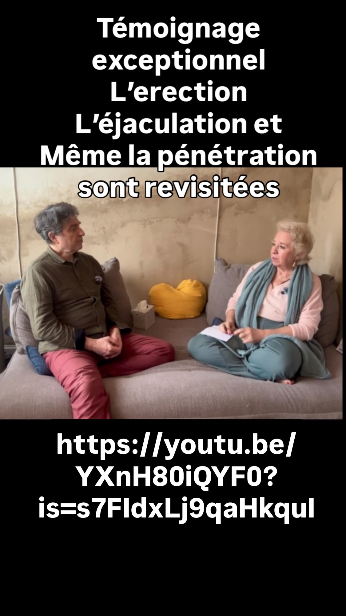 Témoignage exceptionnel d’un homme détaché de l’érection, de la pénétration et de l’éjaculation
Ayant exploré le tantra, le slow sex, le edging, la méditation orgasmique, le massage du lingam, le Yab Yum, le plaisir prostatique et l’extase
Et aussi il récupère son énergie sexuelle de l’érection matinale
Raphaël Arnulf nous dévoile ses expérimentations et son évolution vers une sexualité plus consciente connectée au cœur et plus éveillée #education #masturbation #penis #erection #prostate Avec le Dr Claudie Coudereau créatrice de l’institut pour l’harmonie sexuelle
https://www.institut-harmonie-sexuelle.com/