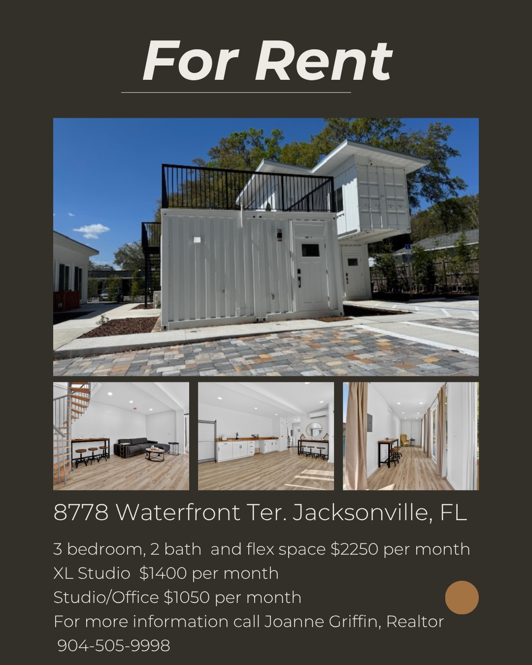 🌊 FOR RENT | 8778 Waterfront Terrace 🌊
📍 Jacksonville, FL
3 Units available!
This isn’t just a rental… it’s right where you want to be.
Within about 2 miles, you’ve got some seriously solid local go-to spots 👇
🍽 Right Around the Corner:
• Wicked Barley Brewing Company (waterfront + live music vibes 🍻)
• Doughfee (coffee + donuts you will think about all day 🍩☕)
• Beirut Restaurant (Mediterranean done right—so good)
• The Loop Restaurant (easy go-to for burgers, salads & shakes)
• Pinegrove Market & Deli (low-key local favorite—trust me on this one)
• Metro Diner (classic brunch + comfort food)
• Taverna Yamas (Mediterranean + wine night vibes)
• La Nopalera (quick, reliable Mexican 🌮)
• Bowl of Pho (casual + comforting)
This is the kind of location where dinner plans are easy, coffee runs are quick, and weekends just flow better.
🏡 Unique, modern rental options ready for their next chapter.
📲 Want a tour or details? Call or text 904-505-9998
#jacksonvillefl #jaxrentals #jacksonvillerentals #forrentjax #jaxliving #sanjosejax #baymeadows #duvalcounty #jaxfoodie #jaxrestaurants #supportlocaljax #jaxcoffee #liveinjax #904living #movetojax #rentalsavailable #investmentproperty #modernliving #homesweethome #findyournest #jaxrealestate #jaxrealtor #jaxrealestateonthemove #jaxrealtoronthemove #thegriffinteamsellsflhomes #joannegriffinsellsflhomes #kellerwilliamsagent #kellerwilliansrealtyatlanticpartners #homebakedwithjoanne #realtorlife