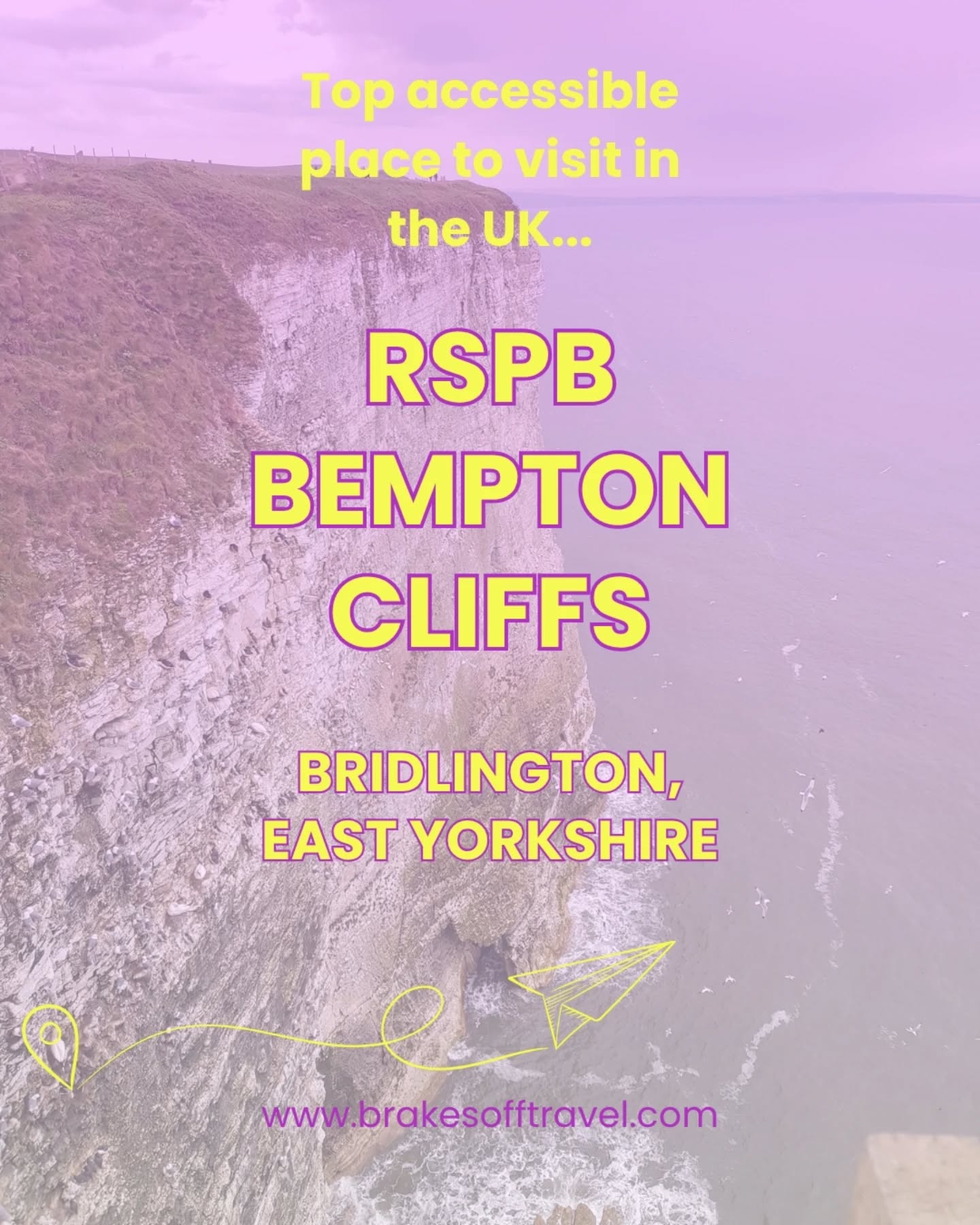👩🏻🦽 Experience wheelchair accessible nature at Bempton Cliffs!
@rspb_bemptoncliffs is located near Bridlington, East Yorkshire YO15 1JF.
👩🏻🦽 The reserve is great for wheelchair access. There is step-free level access across most areas and ramped access to viewpoints.
🪶 Don't forget to take a pair of binoculars to spot the puffins hanging out on the cliffs!
♿️ The site also has accessible toilets and disabled parking near to the visitor centre.
Have you been puffin spotting at Bempton Cliffs? Let us know in the comments!
@rspb_bemptoncliffs
@visiteastyorkshire
#accessibleyorkshire #bemptoncliffs #wheelchairaccessible #visitbridlington #yorkshirelife