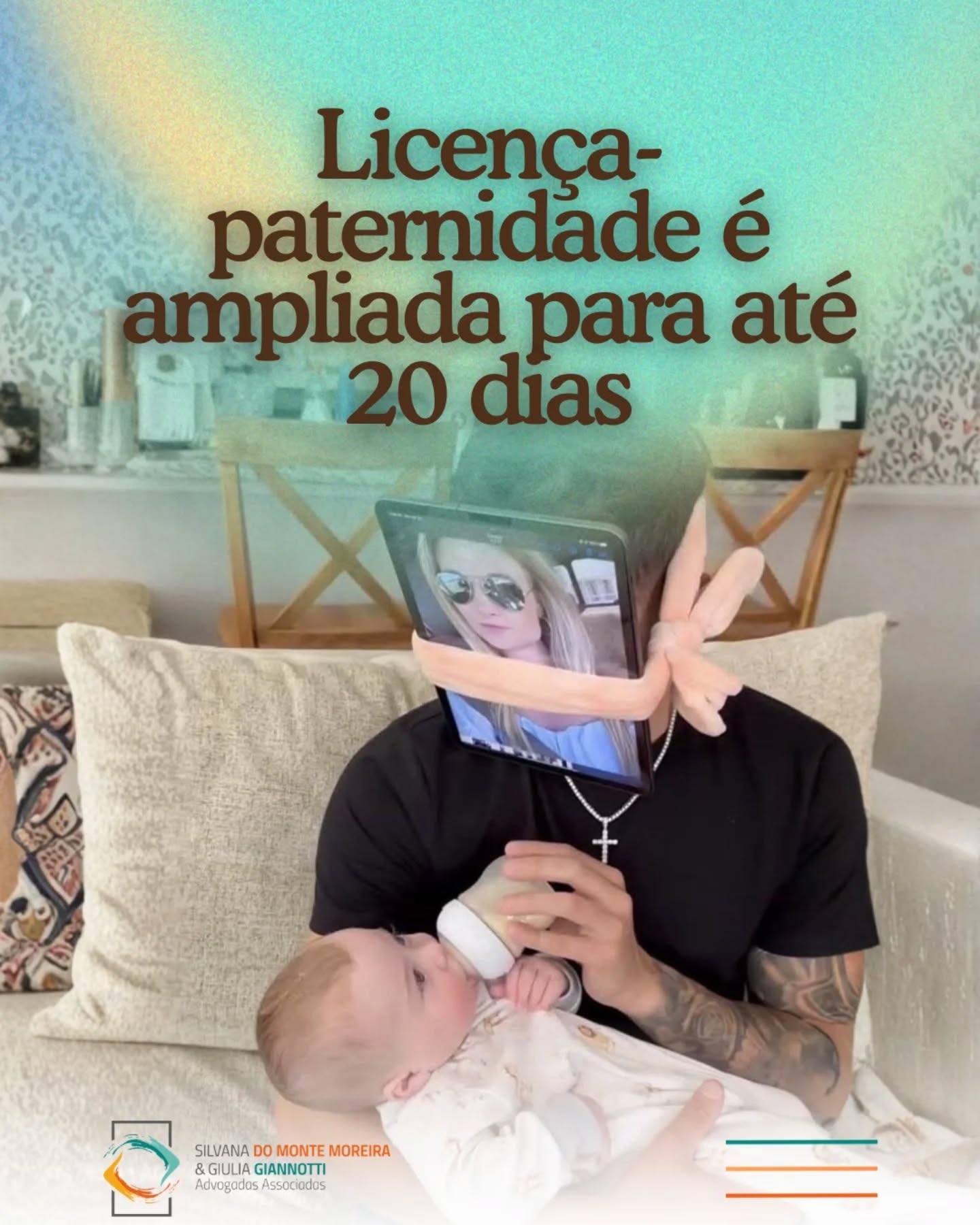 Foi sancionada a Lei nº 15.371/2026, que representa um avanço importante na proteção das famílias brasileiras: a licença-paternidade poderá chegar a até 20 dias, além da criação do salário-paternidade.
👨👧👦 O que muda na prática?
✔ Ampliação gradual da licença:
* 10 dias (início da vigência)
* 15 dias (ano seguinte)
* 20 dias (após implementação total) 
✔ Criação do salário-paternidade, com remuneração integral durante o afastamento 
✔ Direito garantido também em casos de adoção ou guarda 
✔ Possibilidade de maior participação do pai nos cuidados com o filho, fortalecendo vínculos familiares e promovendo maior igualdade parental 
⸻
⚖️ Por que essa lei é importante?
A medida concretiza direitos previstos na Constituição Federal e reforça o papel da paternidade ativa, reconhecendo que o cuidado com os filhos é responsabilidade compartilhada.
Mais do que um benefício trabalhista, trata-se de um avanço civilizatório na proteção da infância e no fortalecimento da família.
⸻
🔎 Acesse a lei na íntegra:
Leia a Lei 15.371/2026
⸻
💬 Nosso escritório está à disposição para orientar sobre seus direitos familiares e trabalhistas.