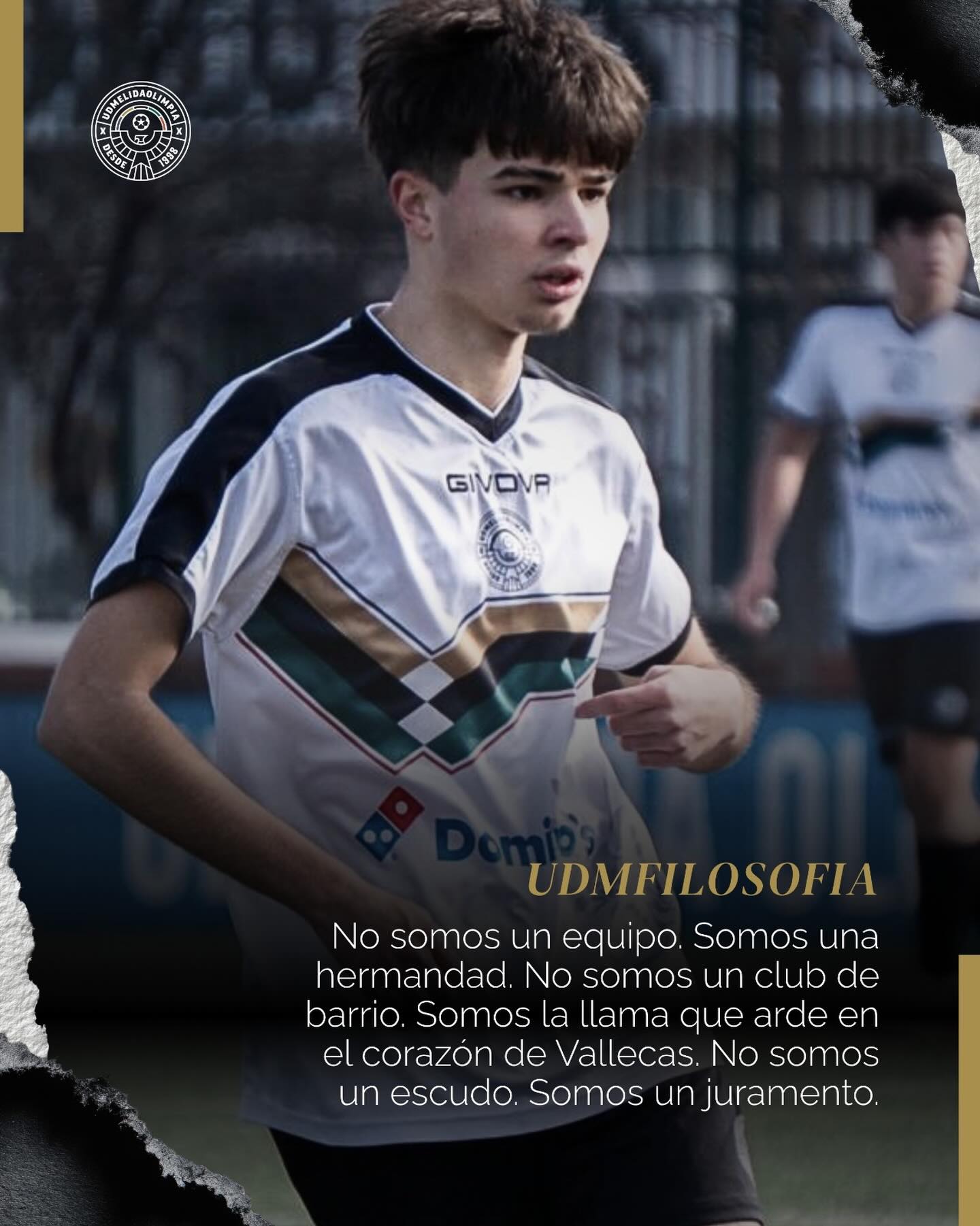 Esta es nuestra #UDMFilosofía.
#Vallecas #MásQueUnClub #Hermandad #OrgulloDeBarrio FútbolBase