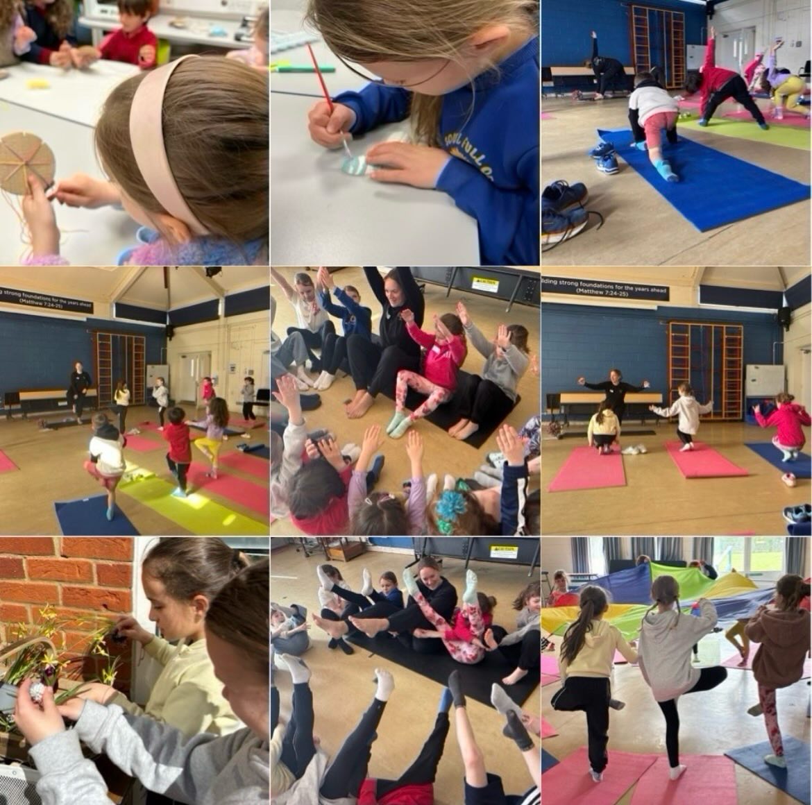 What a wonderful day! It was great to kick off the Easter workshops. The children made willow plant holders, fairy garden light jars, painted Easter eggs and made friendship bracelets. We did spring themed yoga, and yoga with a parachute!
If you want to be a part of these workshops, visit the website to find out about upcoming dates in May, July and August.
#holidayclubs #berkshire #childrensyoga #crafting