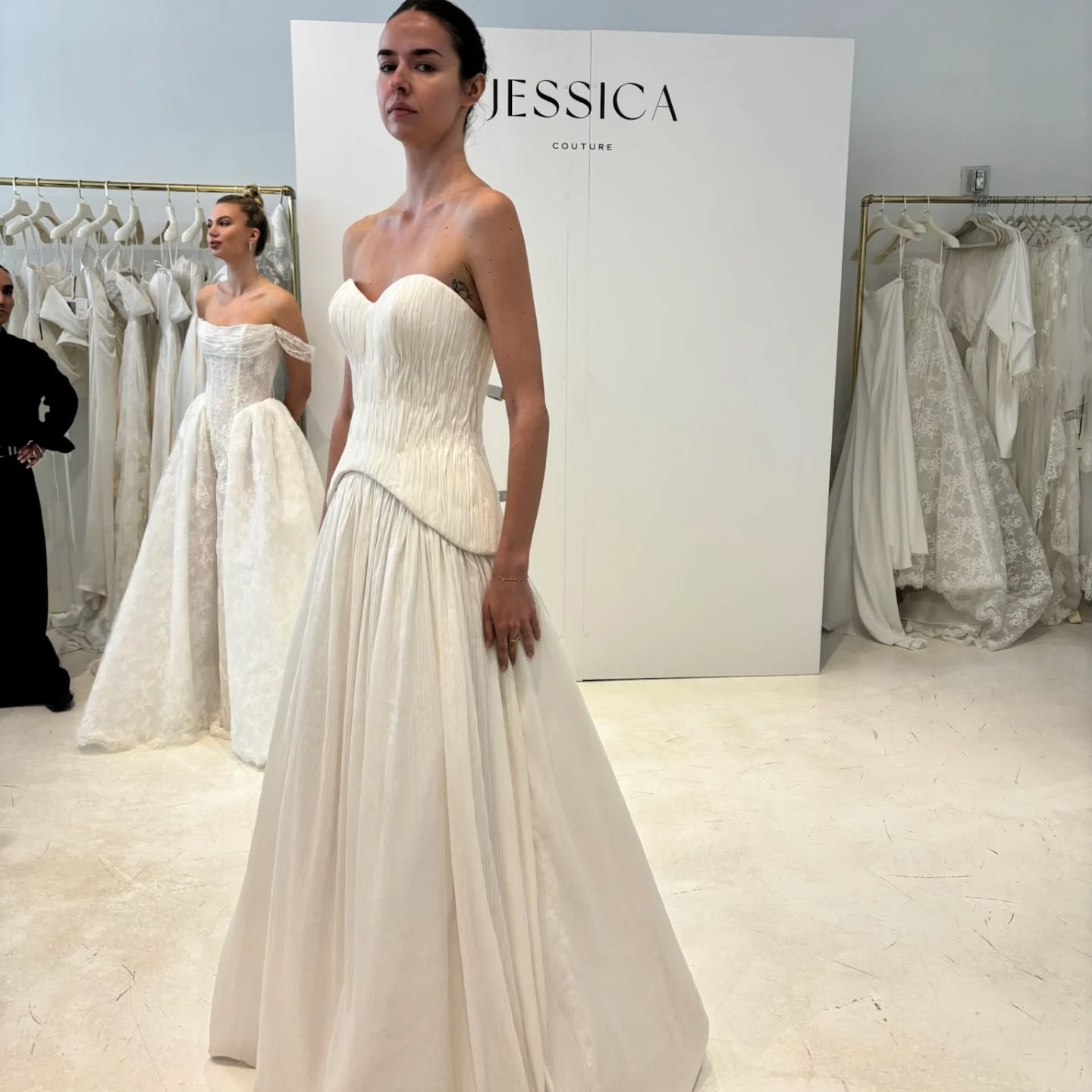 Colleen and Sam are in New York today checking out the new bridal collections while I'm here manning the shop. We have this beauty in the shop and love her. Our mission is to select for the shop, timeless elegant gowns that have a touch of modern.
I think we nailed it💗💓
#bestbridalshop
#timelessweddinggowns
#todaysbride
#onefinedayinnyc🏁