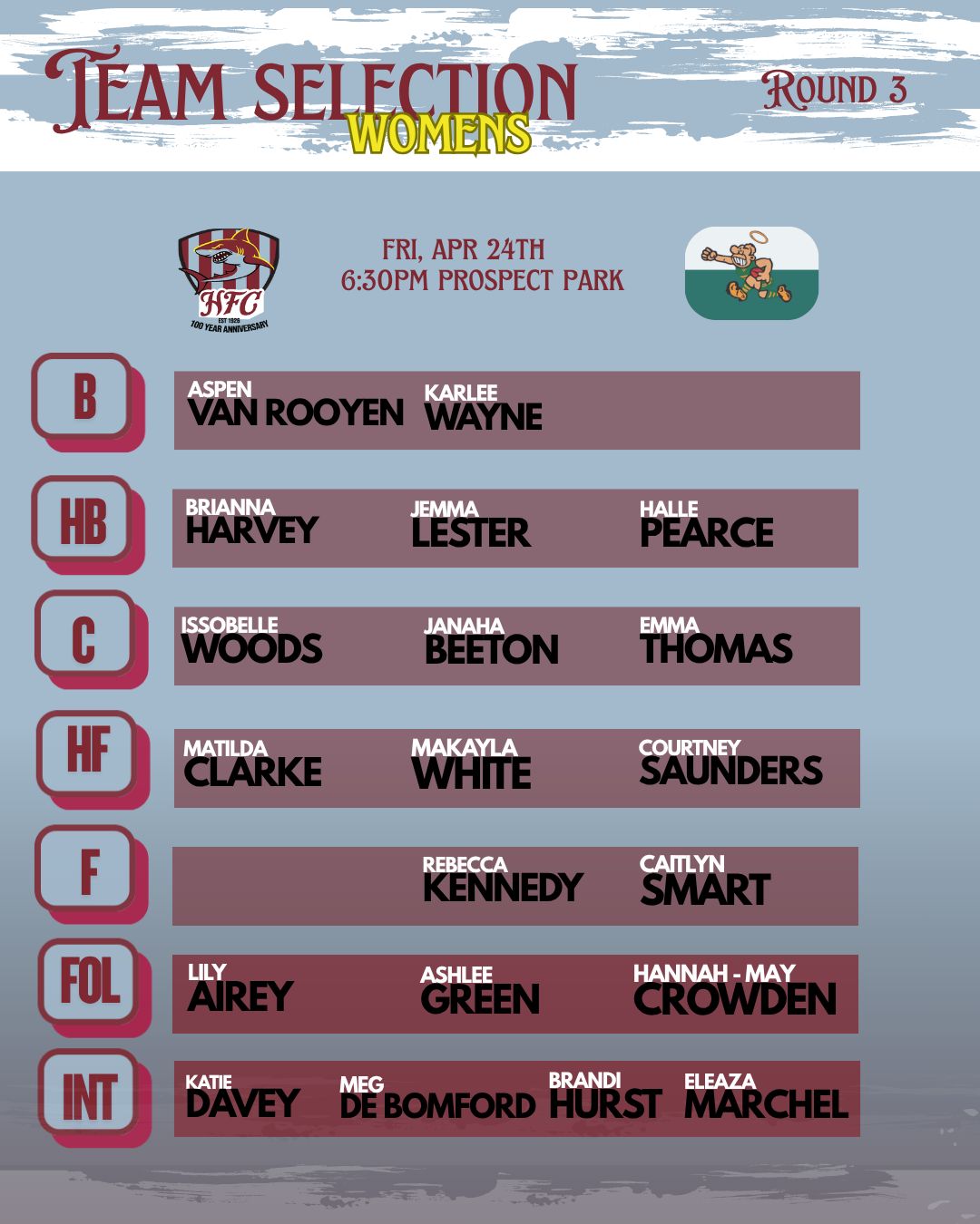 Teams are set! π¦ππ¦