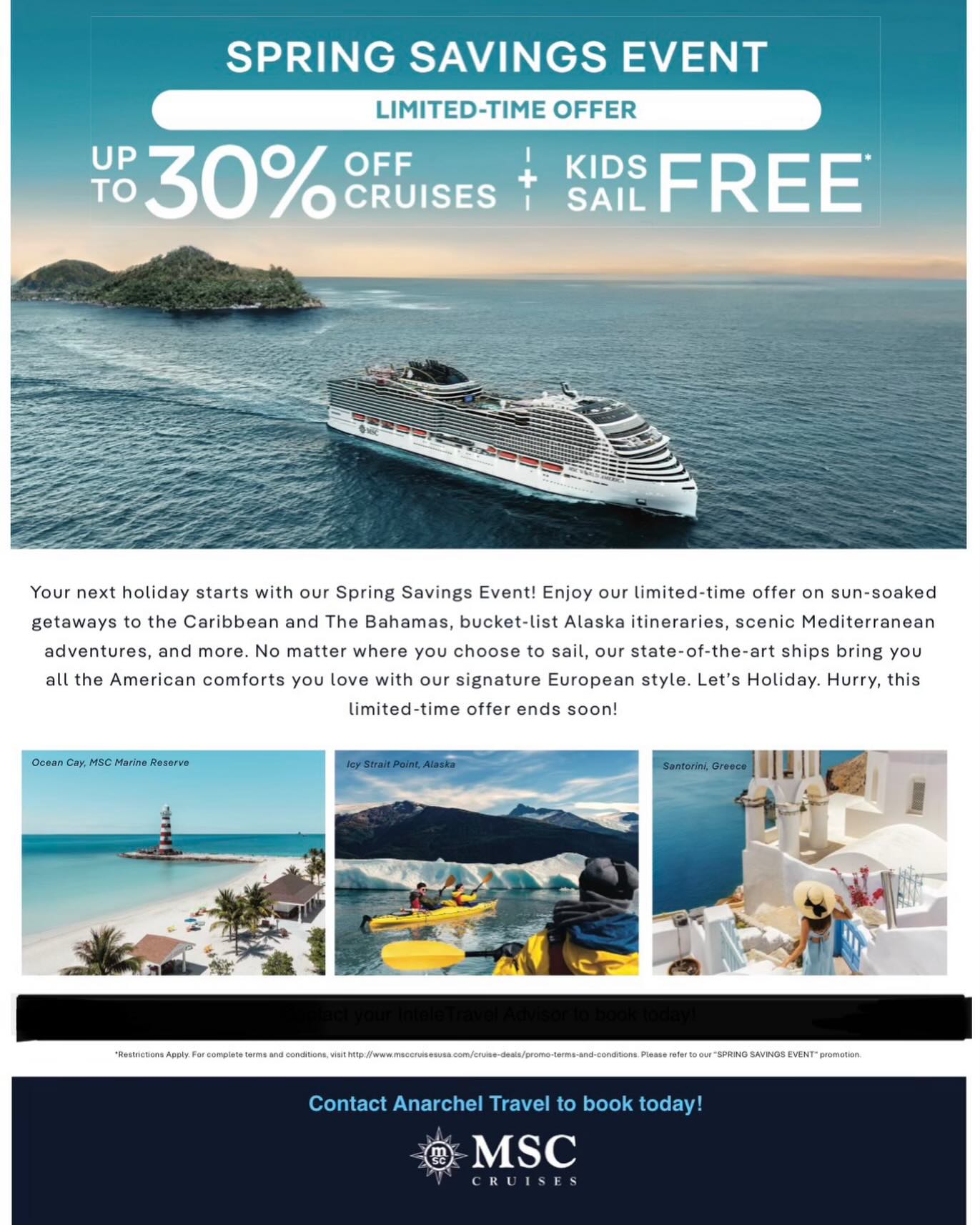 Offer available on select cruises. Contact us for more details at (868) 399-7991 or anarcheltravel@gmail.com.
#anarcheltravel #msccruises #cruise #travelplanner #trinitiktok