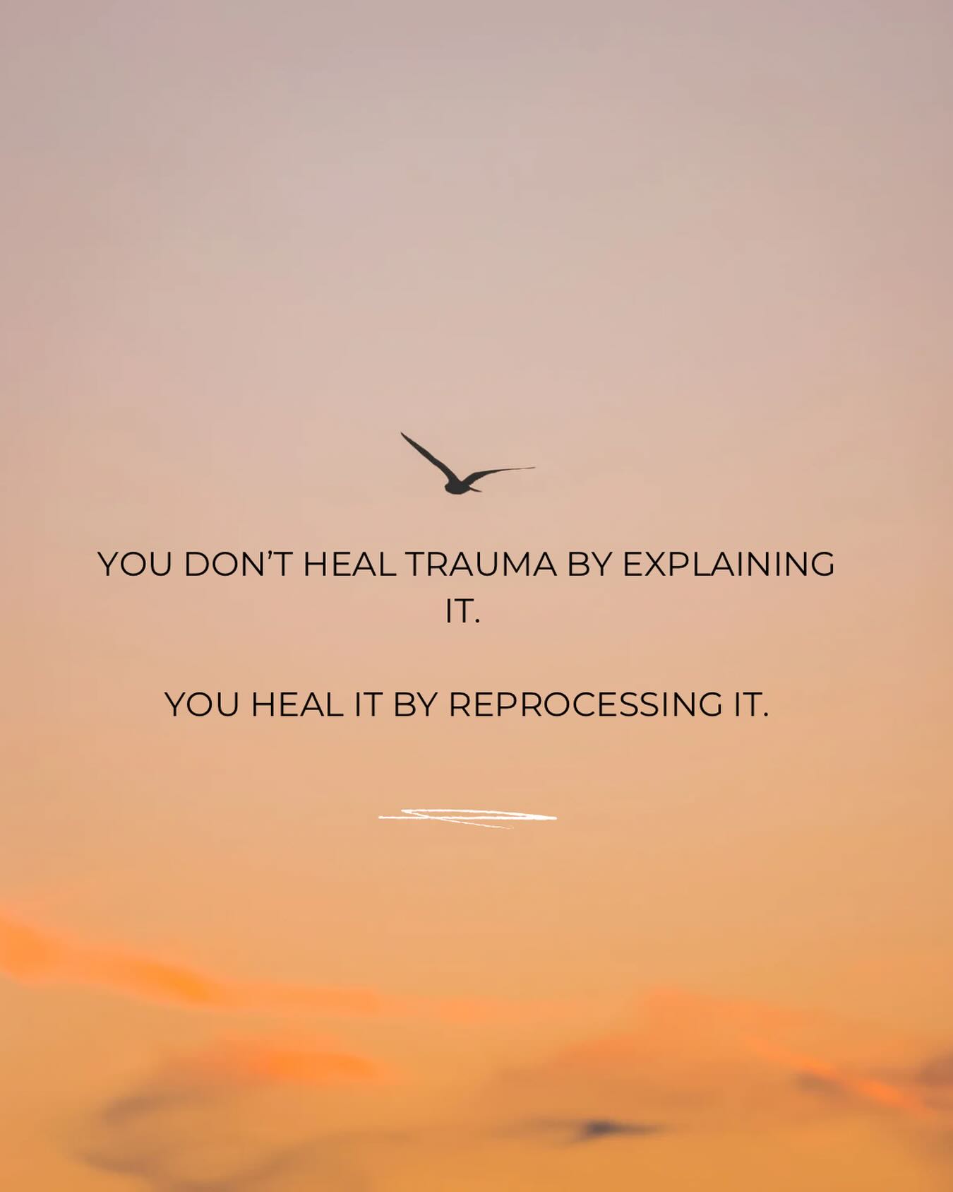 EMDR doesn’t focus on just talking about the past, it focuses on helping your brain and your body let go.
#remoteemdrtherapy #onlinetherapy #emdrtherapy #traumatherapy #sawyamindandbody