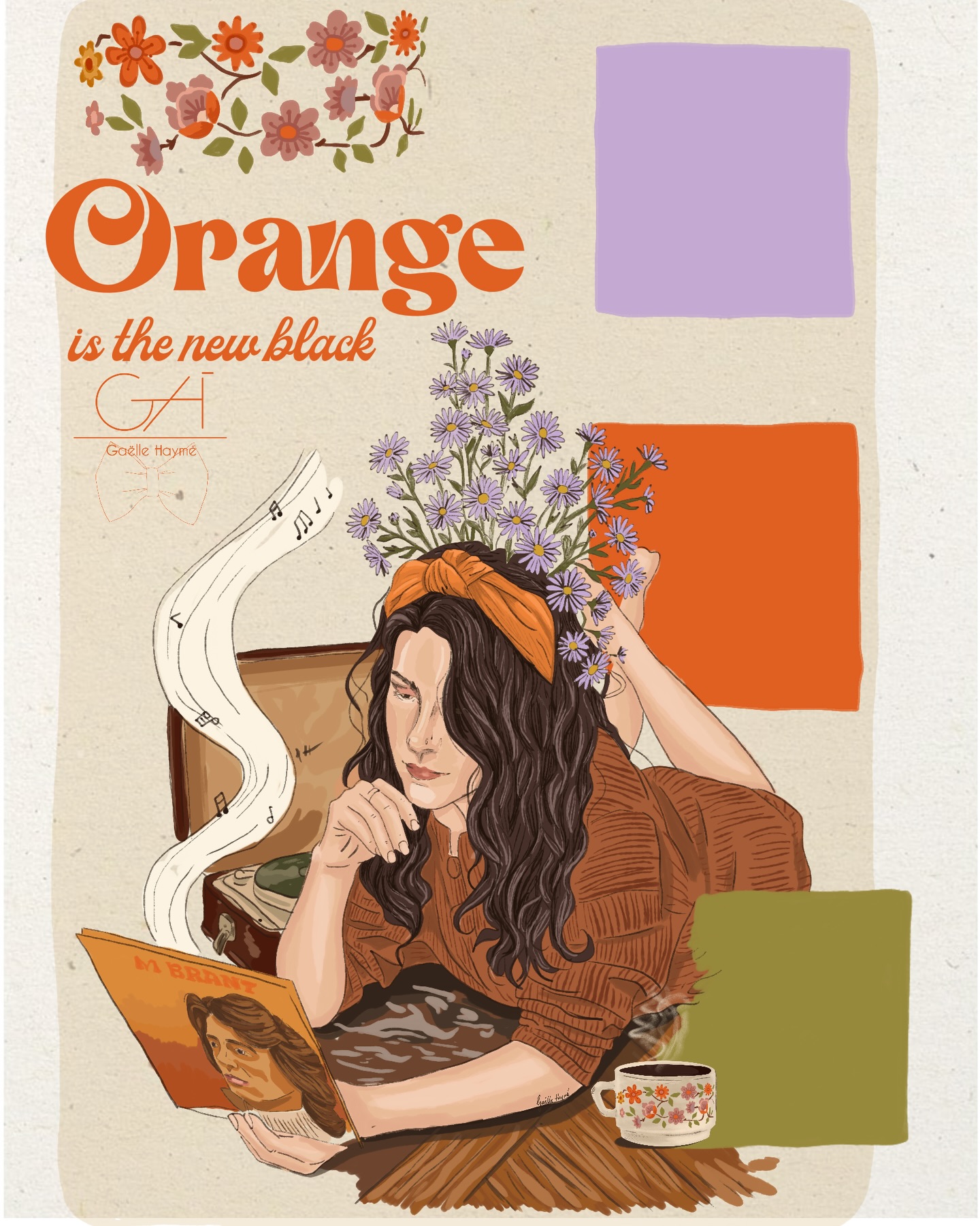 🍊Ce printemps/été on brise les codes et on peps avec « Orange is the new black ! »
☀️ Prêts à infuser votre dressing de vitamines rétro ?
🌸 L’inspiration arcopal et flower power, vous les reconnaissez ces fleurs ?
Elles viennent de nos souvenirs d’enfance pour habiller vos accessoires préférés !
Ces nouveautés ne se contentent pas d’accessoiriser vos tenues, mais elle raconte une histoire de transmission, de fleurs oubliées et de soleil retrouvé. Une invitation à porter un morceau de nostalgie revisité.
Pour cette nouvelle collection, je me suis inspirée de cette teinte : le vert olive, le lilas et le orange électrique.
3 teintes très seventies.
🌿 Le vert olive pour la nature en éveil.
💜 Le lilas les premières fleurs de saison, tous ces poétiques.
🍊 L’orange vivant et solaire qui vient bousculer nos habitudes.
J’espère qu’elle vous plaira et qu’elle ara vos cœurs et vos tenues prochaines !
Le lien est dans ma bio 🙌🏻
Je vous laisse avec une vidéo timelapse de mon illustration (en dernier dans le carrousel)
#designfrancais #seventiesvibes #orangeisthenewblack #accessoirescheveux #illustratricefrancaise