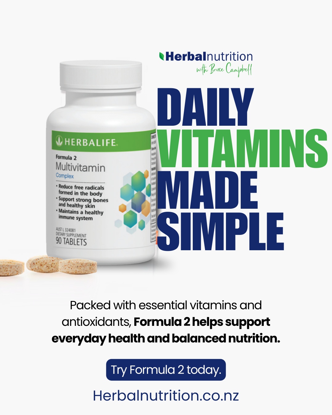 Many everyday foods lose nutrients during storage and cooking, which means your body may not be getting everything it needs. Formula 2 Multivitamin Complex provides over 20 essential nutrients and antioxidants to help support daily wellness and balanced nutrition. A simple step that fits easily into your routine. 🌿💊
Learn more today: www.Herbalnutrition.co.nz
#dailyvitamins #wellnesssupport #balancednutrition #healthyliving #nutrientboost #everydayhealth #herbalnutrition