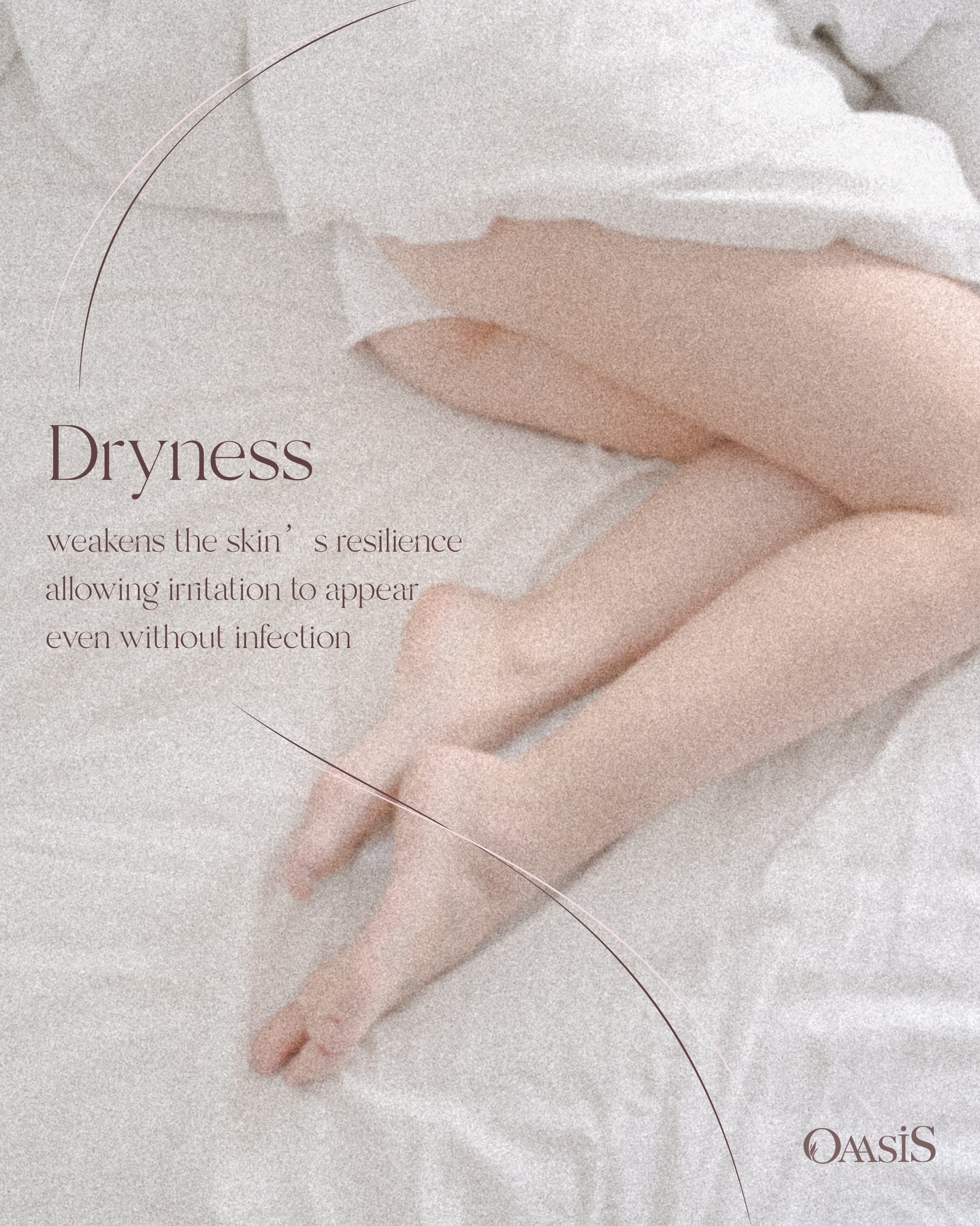 ✨
Why dryness is more common than people think
Dryness isn’t only about age
It can be caused by
1. Stress
2. Hormonal shifts
3. Sitting too long
4. Tight clothing
5. Over-cleansing
Dryness weakens the skin’s resilience, allowing irritation to appear, even without infection
#OAASIS #SoulfulIntimacy #RhythmicConfidence #IgniteYourInnerGoddess #SelfCareRitual