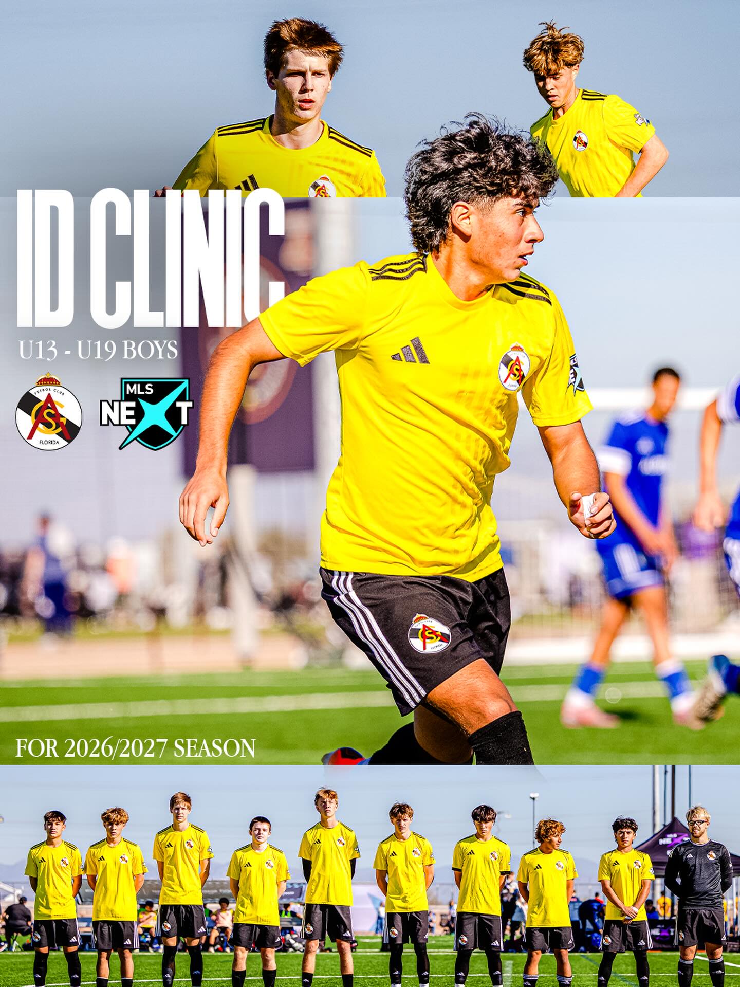 ASG ID Clinic!
We are less than a week away from the first of our three ASG ID Clinics for our MLS NEXT and Regional Boys Programs (U13–U19).
Register today! Players must attend at least one ID Clinic to be considered for these programs.
This is your opportunity to train and compete at the highest level in the region alongside top players and coaches.
Don’t miss your chance! Register through our website. Link in the bio!
GO ASG! More than a club.