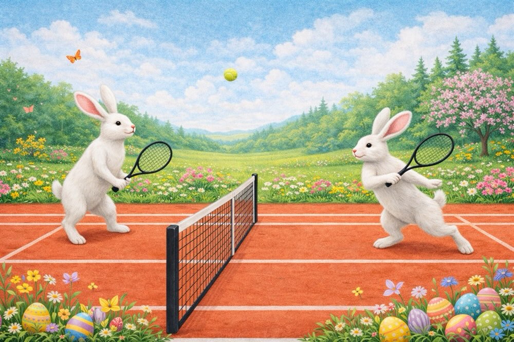 Glad påsk alla tennisvänner! 🐣