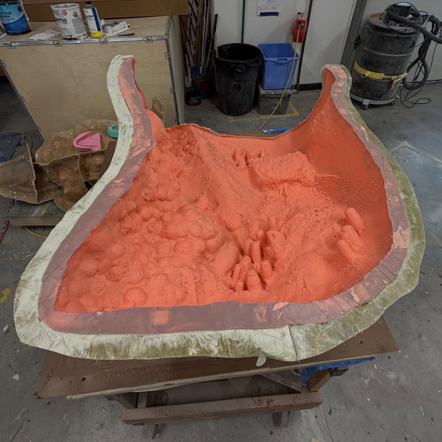 Getting ready to assemble and pour. #workshopwednesday
#behindthescenes
#sculpturestudio
#moldmaking
#rawr