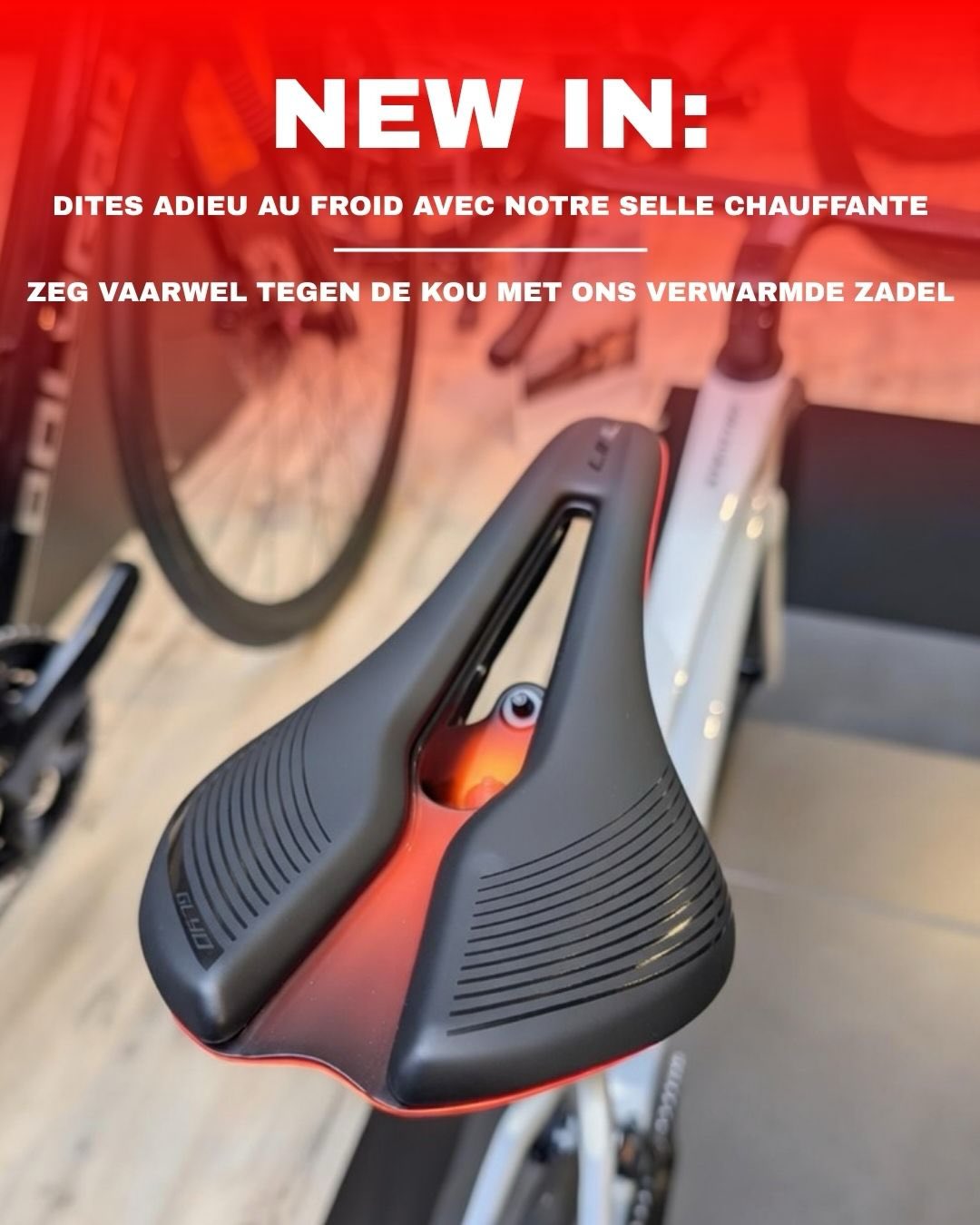 FR 🇫🇷 / NL 🇳🇱
Nouveau au magasin : la selle chauffante pour les plus frileux d’entre vous ! 🔥
Les matins sont encore frais en ce début de printemps, un peu de chaleur est appréciable.
✅ Montage invisible
✅ Facile d’utilisation (un simple bouton)
✅ Chaleur douce et réglable
Prix : seulement 89,99 €
Disponible dès maintenant au magasin
-
Nieuw in de winkel: het verwarmde zadel voor de grootste koukleumen onder jullie! 🔥
De ochtenden zijn nog fris nu het begin van de lente is, dus een beetje warmte is zeker welkom.
✅ Onzichtbare montage
✅ Eenvoudig in gebruik (slechts één knop)
✅ Zachte en verstelbare warmte
Prijs: slechts €89,99
Nu verkrijgbaar in de winkel