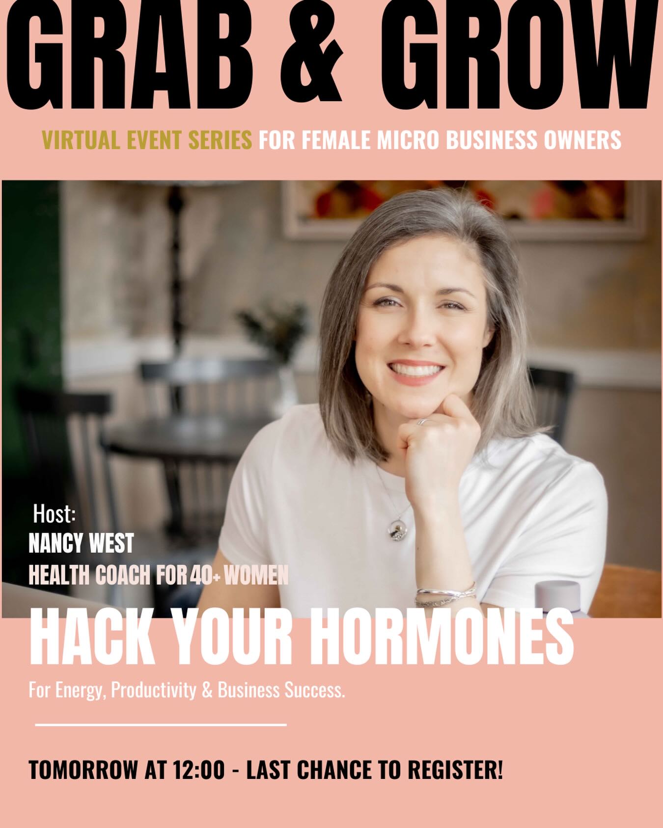 Ever feel like your energy, focus, or motivation vanish without warning - and you can’t quite put your finger on why? 🤯
Spoiler: It’s not just you. It’s your hormones.
This is your last chance to book onto our March Grab & Grow session where we are joined by @nancywestwellbeing the non-judgy health coach for 40+ women.
Together, we’re going to explore how understanding your hormonal rhythms can actually boost your business performance. Because sustainable success isn’t about hustling harder; it’s about working smarter with your body, not against it. 💪
We will be covering:
🌿 The Science: Why hormones dictate your business energy and focus.
🩸 Cycle Syncing: How to spot patterns and plan your workload around your natural rhythm.
🌤 Navigating Transitions: Clarity on perimenopause and menopause.
🥦 Practical Habits: Tweaks for nutrition, sleep, and stress that actually fit a busy founder’s lifestyle.
Plus, you’ll leave with a Cycle Planner worksheet to help you plan your month like a pro.
If you are a female micro-business owner craving consistent energy without the caffeine dependence, this is for you.
The Details:
💫 FREE for Collective members (check your newsletter for the code!)
💷 £10 for non-members
As always - no selling, no fluff, just Grab & Grow. 🚀
Link in bio to secure your spot before we kick off!
#WhatSheSaid #HormoneHealth #WomenInBusiness #PerimenopauseSupport #ProductivityHacks FemaleFoundersUK
