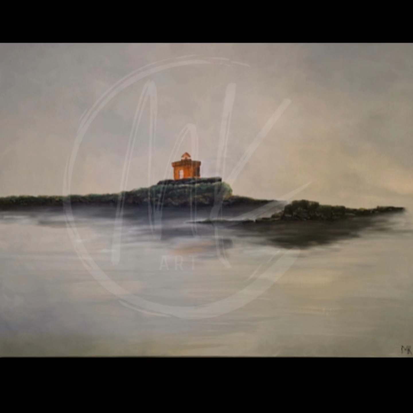 Not a watercolour this time, but I recently painted this large canvas with acrylic. I used one of Stefan's beautiful photos from Iceland as a reference. It's the biggest painting I've done to date and I'm pretty proud of it! #art #acrylicpainting