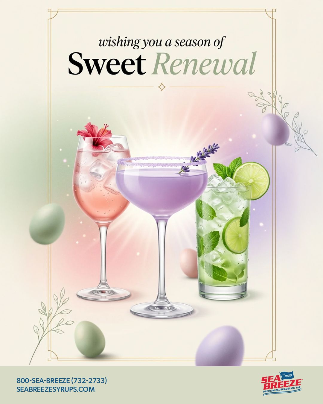 Sweet pours. Fresh season.
Happy Easter.
#HappyEaster #EasterVibes #SpringRefresh #SeasonalDrinks #BeverageProgram