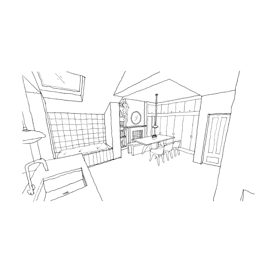 : This is the second of two concept designs for a terraced home in the Roundhill conservation area of Brighton. This particular terrace was noted, in the conservation areas's statement, to have noteworthy character on the streetside, referring to the double-height front bay windows and the fish scale, terracotta hanging tiles.
This home was unique as the proportions were generous in terms of its width but a little restricted in its depth. This presented an opportunity to flood the existing dining area with light and add some quirky but sensitive geometry to the rear of the home.
The duel pitch gable-style rear extension always works well with a wider plot where neighbouring windows are near to the boundary. With this geometry the home can benefit from a luxurious central, interior pitch and the neighbours do not experience a tunnelling effect in their gardens.
This home is now with the planning team, fingers crossed!
If you'd like to discuss your ideas/project, please fill our enquiry form on our website and we'll be in touch. We are offering free consultations throughout the month in Brighton and London area - Leyton, Walthamstow, Hackney & Lewisham areas.
:
:
#GledhillArchitectureStudio
#ArchitectsUK
#Architects
#Architecture
#DesignConcept
#Design
#Brightonarchitect
#Brighton
#Clapton
#Hackney
#Tottenham
#Sevensisters
#HomeTransformation
#GrandDesigns
#landscape
#gardendesign
#londongarden
#urbangarden
#LondonArchitect
#Crittal
#VictorianTerrace
#ModernHouse
#HomeRenovation
#Extension
#Worthing
#worthingarchitect
#Cotwolds
#Sohohouse
#Sohofarmhouse