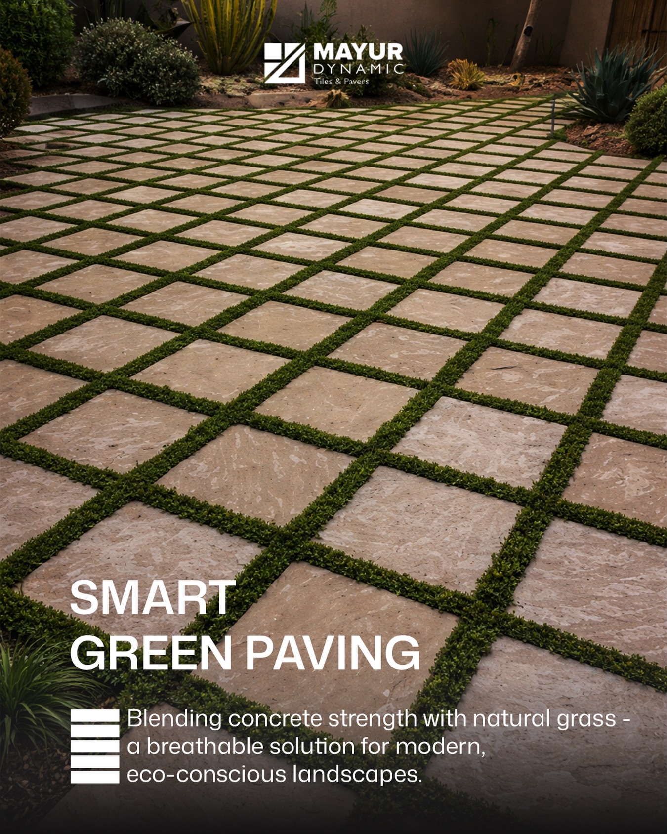 Where Nature Meets Structure. 🌿🪨
Say hello to Smart Green Paving — the perfect fusion of concrete durability and lush natural grass. Designed for those who refuse to choose between strength and sustainability.
Whether it’s your driveway, garden walkway, or outdoor lounge — our pavers breathe life into every step you take.
✅ Eco-Conscious Design ✅ Superior Load Bearing Strength ✅ Natural Drainage & Breathability ✅ Timeless Aesthetic Appeal
Build smarter. Build greener. Build with Mayur Dynamic. 💚
📞 Contact us today to transform your outdoor space!
+91 08047551591 | Mayurdynamic.com
#MayurDynamic #SmartGreenPaving #TilesAndPavers #GreenPaving #EcoFriendlyDesign OutdoorFlooring
(Grass pavers, concrete tiles, green paving slabs, permeable paver)