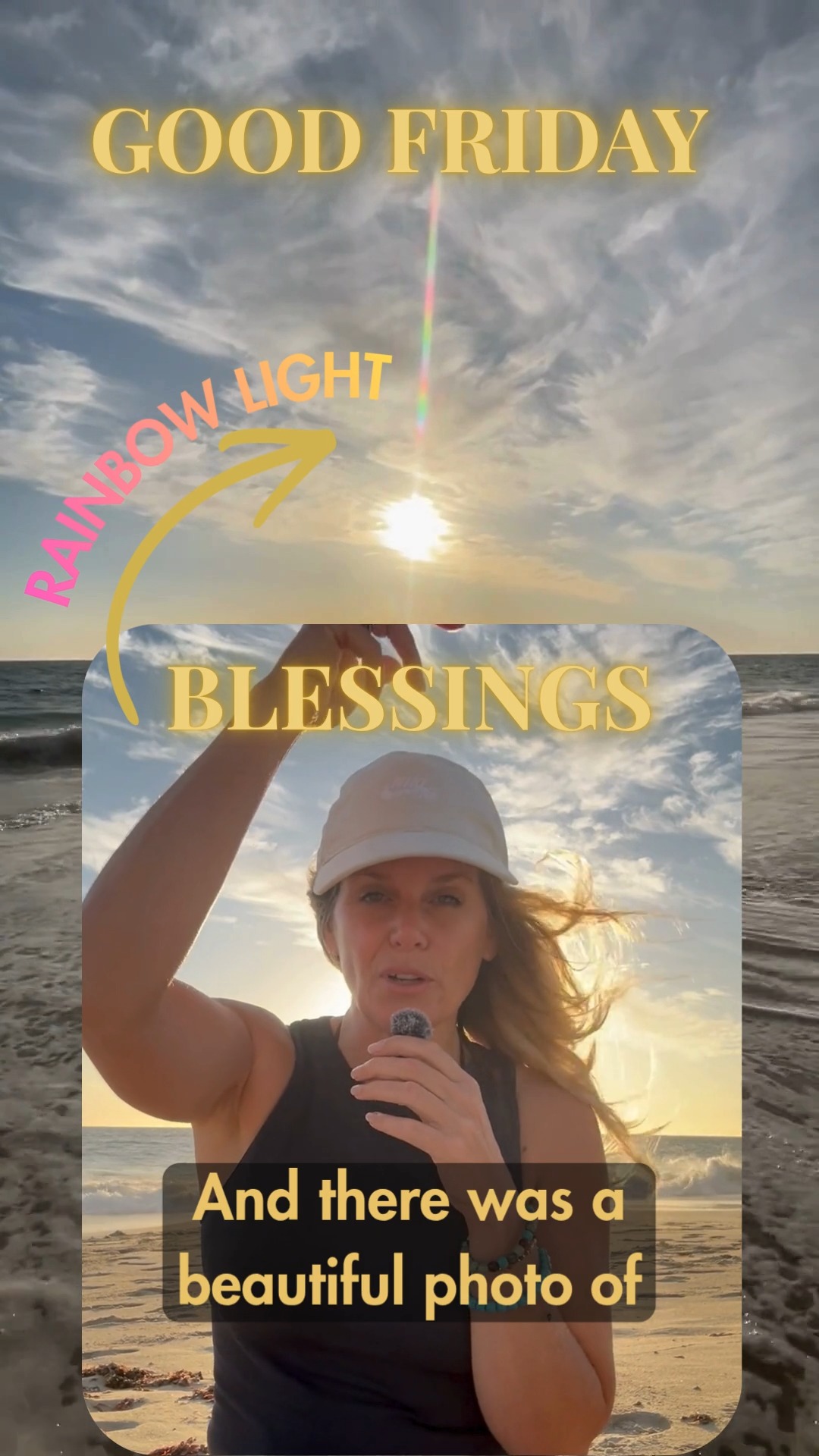✨Good Friday Blessing: I feel truly blessed to have witnessed and captured this beautiful rainbow light 🌈 radiating from tonight’s sunset. 🌅
#goodfriday #blessings #mothernatureisbeautiful #magic #rainbowlight #sunset #naturalinnerhealth #tammymiller