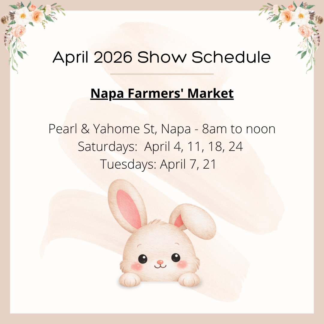 Well hello! I hope you can join me and all of the other wonderful vendors at the @napafarmersmkt this month!
Tuesdays start on April 7. Iāll be there on the 7th and 21. And of course all the Saturdays.
Hope to see you soon š°
#handmadejewelry #napafarmersmarket #shoplocal #happiness