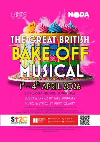 The Great British Bake Off Musical is coming to the EM Forster Theatre 1-4th April.
Wishing our friends at @LAMPS Tonbridge all best.
On your marks, get set, BOOK!!
https://emftheatre.ticketsolve.com/ticketbooth/shows/1173662467