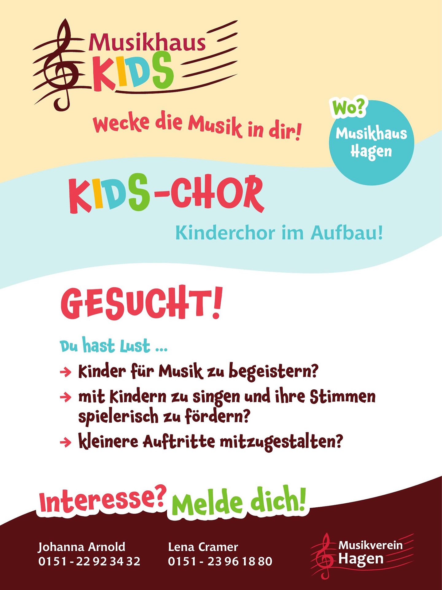 Kids Chor 🎶🎤
Wir suchen DICH!
Ein neues Herzens Projekt steht in den Startlöchern! Bevor wir starten können suchen wir noch eine motivierte Person! 🧡
Mach mit und werde Teil von etwas Besonderem. 🙌
Melde dich einfach bei Johanna oder Lena 📲