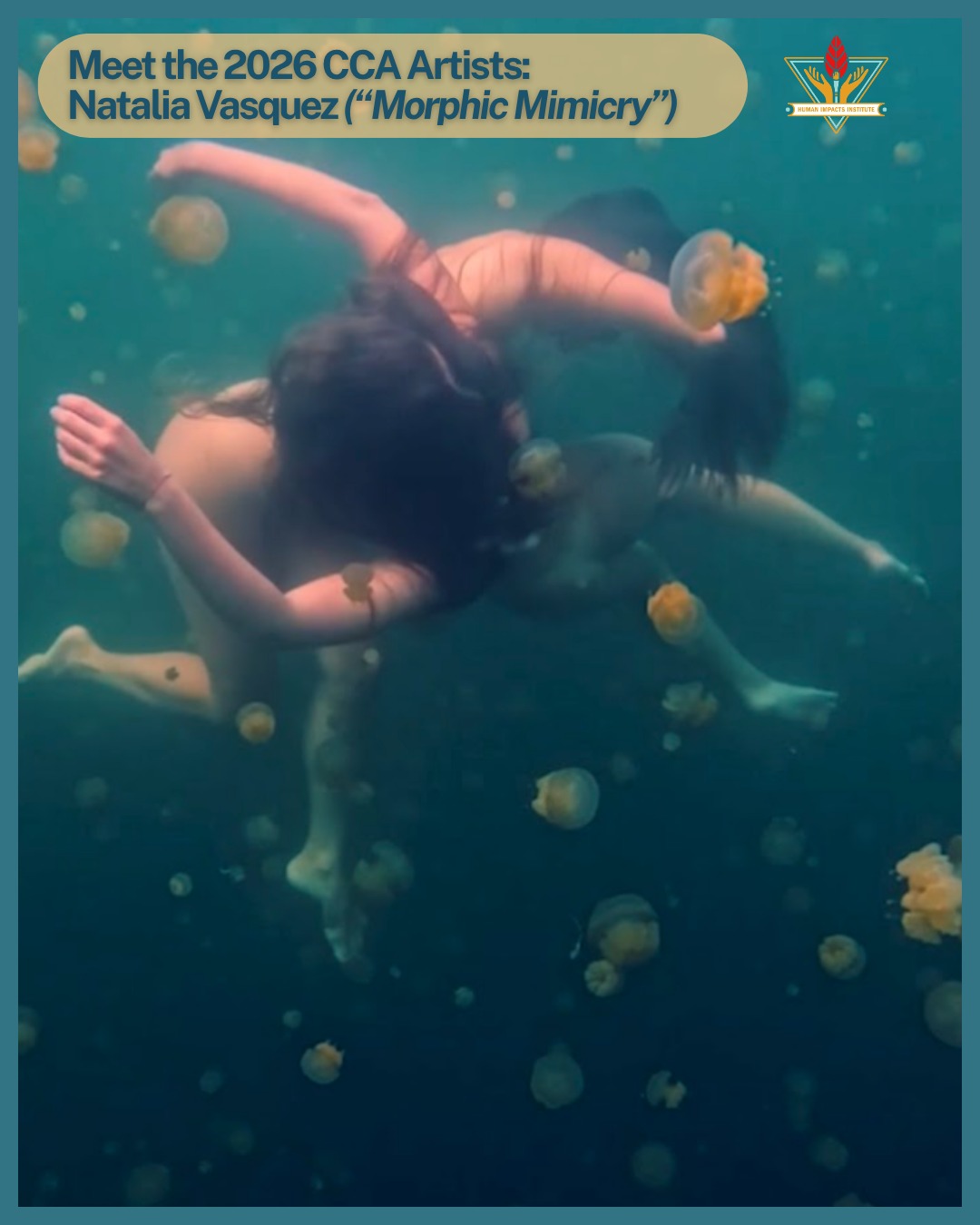 Introducing Natalia Vasquez, our 2026 CCA Artist based in Hawaii / San Francisco, CA, USA.
In their work, "Morphic Mimicry," master freediving dancers imitate the movement of jellyfish, one of Earth's oldest living fossils and a species blessed with biological immortality. The dancers face limits of breath-holding and water pressure in Raja Ampat, Indonesia.
@nataliakea
We are excited to showcase their work at this year's Creative Climate Awards exhibition, happening at TECO - 1 East 42nd St, New York, NY, from April 16th to May 14th. Join us for the celebration!
Head to the link in our bio for the full list of events!
#CreativeClimateAwards #CollectivePower #ClimateArt #UnityForClimate #ClimateAction