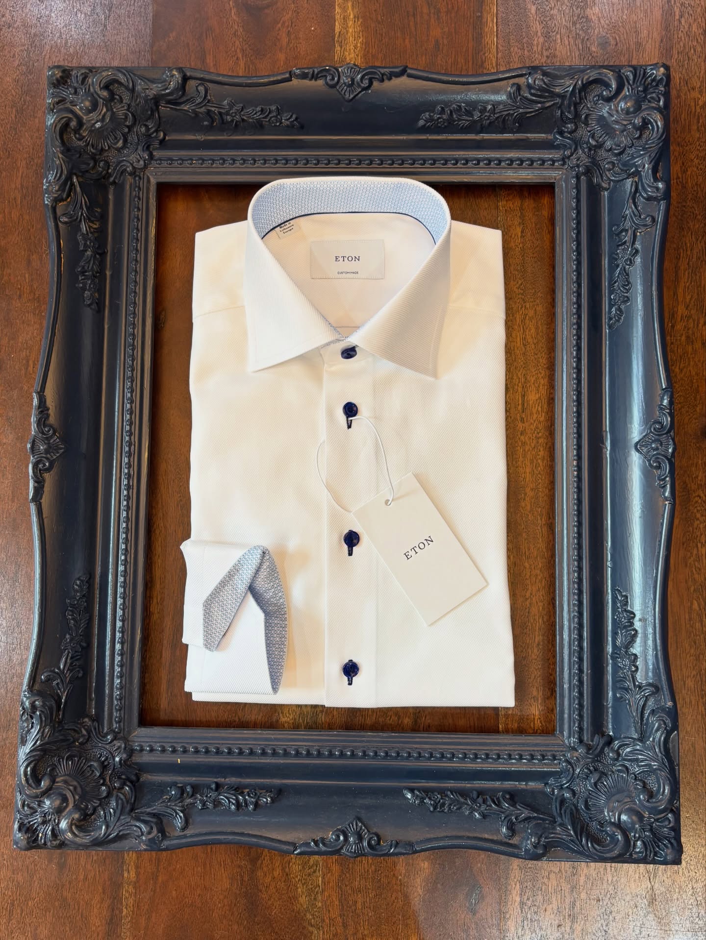 Introducing our latest Made to Measure custom shirt ready to be collected.
Come and view our range of @etonshirts or to build your own bespoke creation.
#cirencester #cotswold #shoplocal #turnerandhares #cotswoldlife