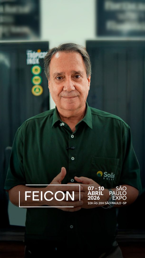 A Feicon 2026 vem aí, e a Solis Solar tem o prazer de convidá-lo mais uma vez para visitar nosso estande!
Anota na agenda:
- 07 a 09 de Abril das 10h às 20h
- 10 de Abril das 10h às 19h
📍 São Paulo Expo - SP - Estande C041
