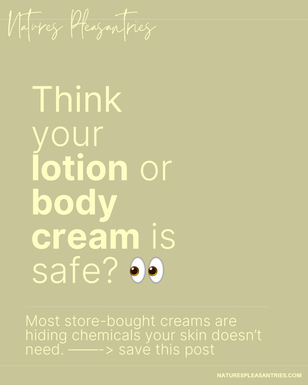 You’d be surprised what’s hiding in your everyday lotion 👀
A lot of store-bought body creams are filled with ingredients that look good on the label but don’t actually serve your skin long-term. Some can even disrupt your skin barrier, cause irritation, or just sit on top doing nothing.
Your skin absorbs what you put on it… so why not feed it something real? 🌿✨
Soft, nourished, glowing skin starts with ingredients your body actually recognizes.
#NaturalSkincare #CleanBeauty #BodyCareRoutine #MelaninSkincare #HealthySkinJourney