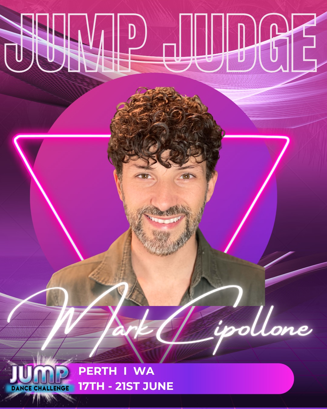 Marks passion for dance and performing started at an early age, where he performed on numerous occasions alongside his twin brother and twin sisters. He then went on to study with a 2-year scholarship at the Dance Factory and, upon completing his diploma, was offered a contract at Tokyo Disneyland. He has also trained at the National Institute of Circus Arts (NICA) and at The Victorian College of the Arts (VCA) – classical guitar.
Mark’s dance/TV credits include contracts with Norwegian Cruise Lines, Ignite the Dark (MDC) – I am Harlequin, Australian and Abu Dhabi tours of Hello Music Land and Hairy Maclary – The Musical, Carla Cametti PD (Mini Series), and episodes for Winners and Losers and The Footy Show. Mark has also appeared as a dancer in TVCs for Fox8 Fame – The Ultimate School Musical, Honda, Coles, Chemist Warehouse, and Bertolli.
He has directed/choreographed the stage production of Pandora’s Dolls, runway/model shows including the HBIA Awards for Victoria University, the French Embassy, Bar20, and Masters of Choreography – Ringmaster. He has been audition choreographer for Bananas in Pyjamas – Giggle N Hoot and resident choreographer for numerous clubs through Blue After Glow Productions and House of Burlesque.
Mark has extensive knowledge in all facets of performing, which has led him to adjudicate everything from voice, children’s theatre, and dance for companies such as Foxtel – Masters Dance Awards, Tasmanian CSDC Solo/Duo Competitions, and Stage Door – Junior Starz Awards.
Over the past 10 years, Mark has been guest teaching and choreographing for many reputable companies and schools around Australia and abroad. As well as teaching in Melbourne, he held a weekly position on the faculty at Centre Stage Dance Company and Hobart Dance Academy in Tasmania for 8 years. He is thrilled and humbled to be able to share his knowledge with you and the next generation of performers at JUMP Dance Challenge!