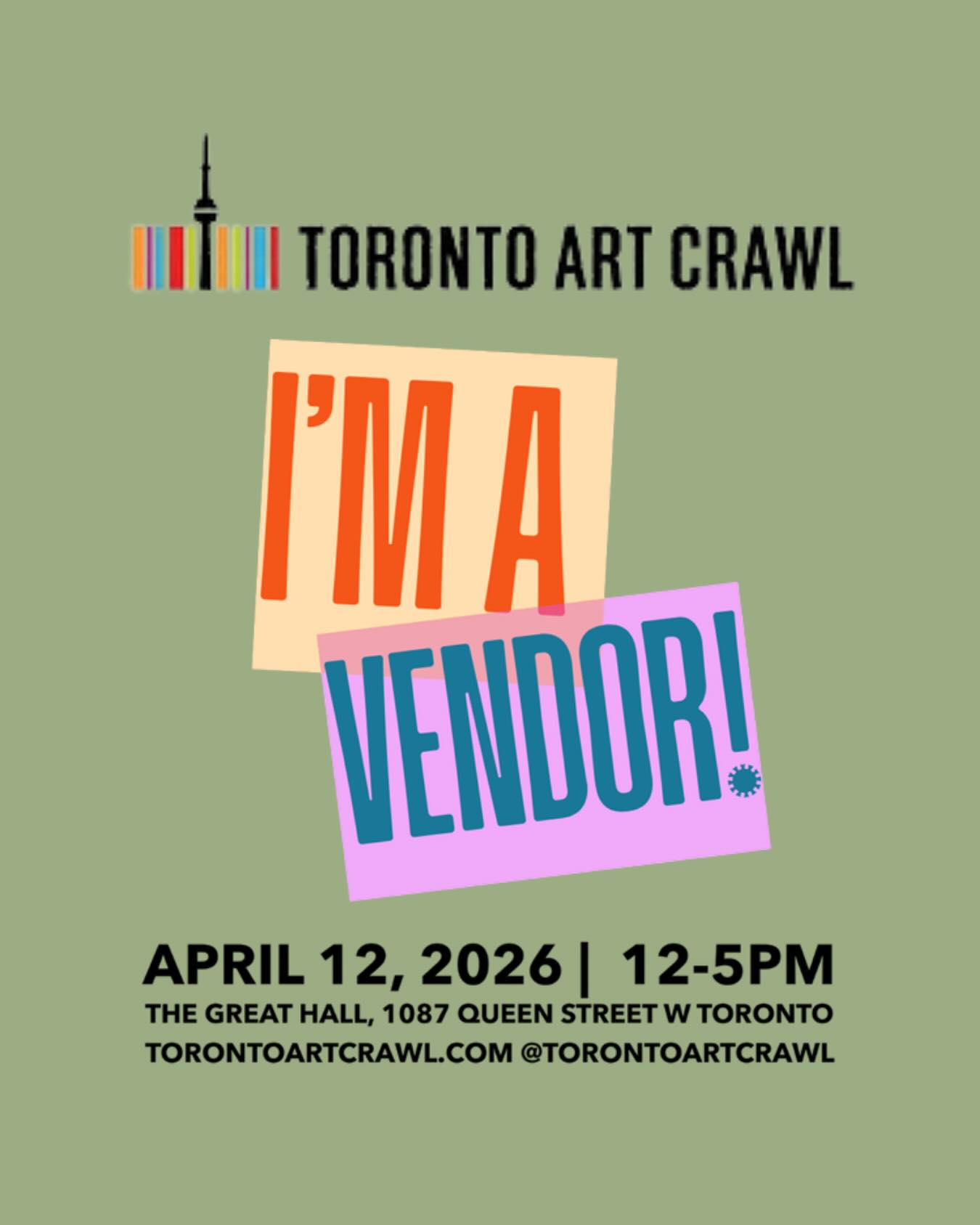 I’ll be at the Toronto Art Crawl on April 12 🌿
at The Great Hall, 12–5
If you’re in the city, come by and say hello 🤍
Denise
#TorontoArtCrawl #ShopLocalToronto #GDBotanicals #SpringMarkets