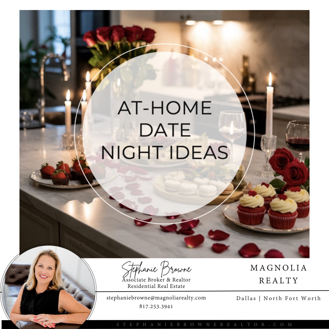Date night in can be just as special as a night out. With a little intention, staying home becomes the perfect way to reconnect and unwind together:
🍝 Cook a meal together
🍷 Create a wine or dessert tasting at home
🎬 Set up a movie night with blankets and pillows
🕯️ Add candles and soft lighting
🎲 Try a game night or fun trivia challenge
Sometimes the best dates happen right at home—no reservations, no rush, just quality time.
✨ Save this for your next date night in!
#datenight #homesweethome #datenightin #athomedate