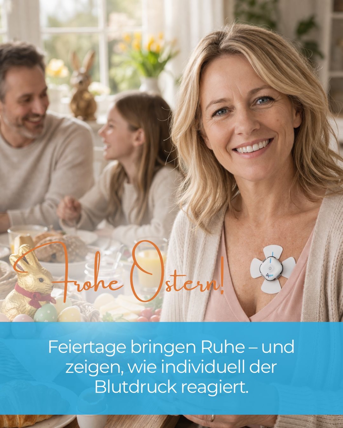 🐣🐇Feiertage bringen Ruhe – und zeigen, wie individuell der Blutdruck reagiert!
Veränderte Routinen, mehr Entspannung, vielleicht auch andere Ess- und Schlafgewohnheiten:
✅Feiertage unterscheiden sich oft deutlich vom Alltag.
Solche Phasen können sich auch auf den Blutdruckverlauf auswirken – individuell und nicht immer unmittelbar spürbar.
Gerade deshalb kann es sinnvoll sein, den Blutdruck nicht nur punktuell, sondern im Verlauf – beispielsweise im Rahmen einer 24-Stunden-Blutdruckmessung – zu betrachten oder im Gespräch mit der Hausarztpraxis bzw. Kardiologie einzuordnen.
Wir wünschen erholsame Feiertage und entspannte Momente. 💐
#blutdruck #hypertonie #happyeaster #kardiologie #medizin