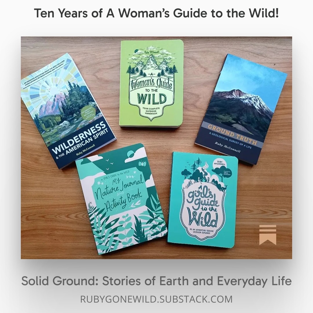 Celebrating ten years of writing the wild and getting people outside! Read about the long and winding road to the publication of an outdoor classic here (Substack link in bio): https://open.substack.com/pub/rubygonewild/p/ten-years-of-a-womans-guide-to-the?r=5v70be&utm_campaign=post&utm_medium=web&showWelcomeOnShare=true