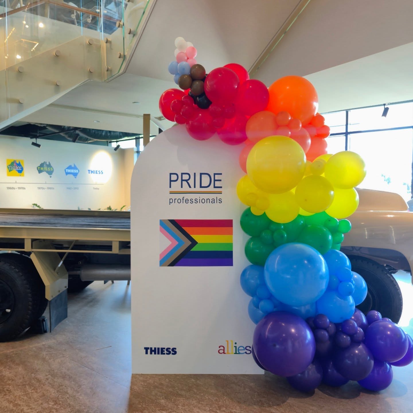 Pride Professionals 🌈
#rainbowballoongarland