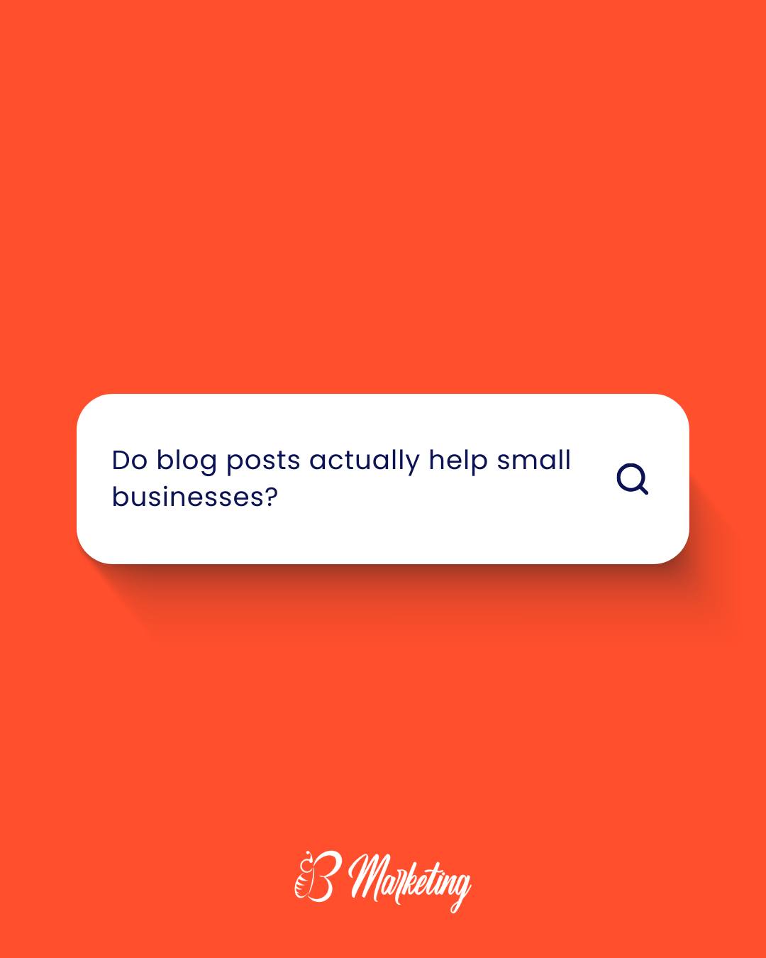 Do blog posts actually help small businesses?
Yes. When they answer the questions your audience is already asking. đ
A good blog is not about posting just to post. It is about creating helpful content that meets people where they are. When someone searches for answers, your business has the opportunity to show up with clarity, insight, and value.
Over time, those posts build trust, strengthen your visibility in search results, and give potential clients a reason to see you as a resource, not just another option.
The key is simple. Focus on the questions your audience is already thinking about and answer them well.
What is one question you get from clients all the time that could become a blog post?
#BMarketing #SmallBusiness #MarketingStrategy #ContentMarketing #DigitalMarketing #MarketingTips #ShowUpWithConfidence