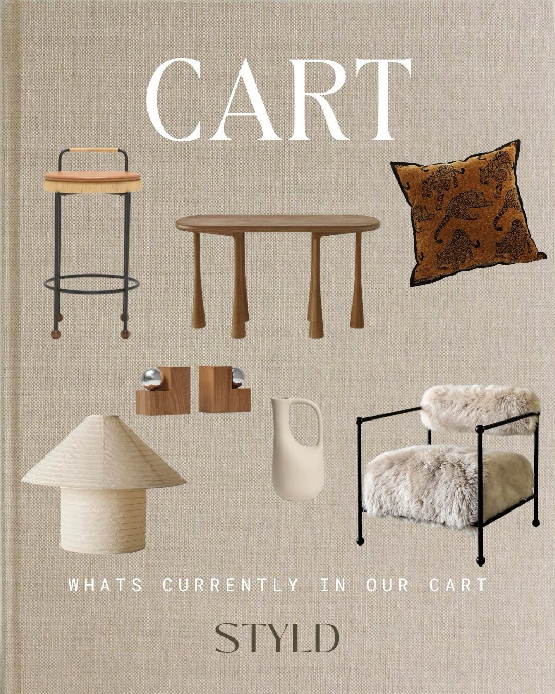 What’s currently in our cart.