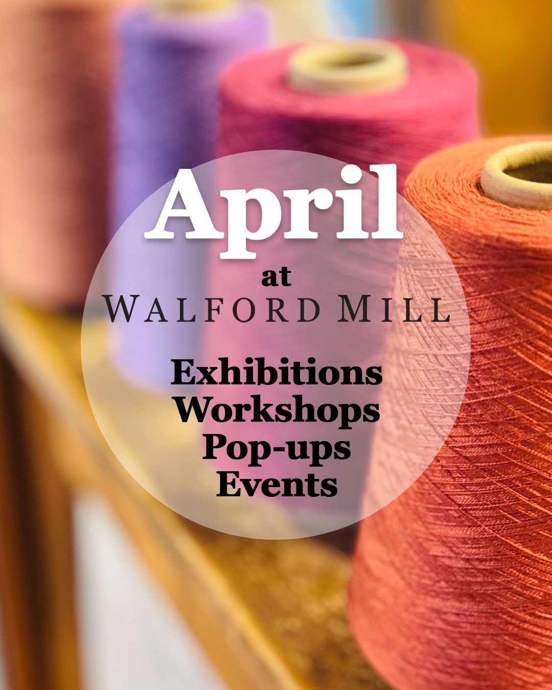 🐣 April is here! And we have a lovely line up of exhibitions, workshops, pop up shops and events for you this month.
Our Courtyard Craft Market returns on 11th April this time featuring some youth makers to give them a start selling their wares. This is part of Wimborne Town of Culture ‘Uplift’ youth festival events @wimborne2026
Browse the stalls, pop in and browse the shops inside the mill and grab a cuppa at @littlepickleatthemill
Exhibitions:
@rosehatcherartist & @kate.alexander.artist exhibition runs until 5th April then @andymyaspire joins us with ‘Not Out of the Woods yet’ 8-19th April. From 22nd April we welcome @stephen_yates_artist with ‘The Voice of the Sea’ which runs until 3rd May.
Adult Workshops:
Painting, botanical plaster casting, gemstone bracelet making, weave a willow lunch bag or handbag, try lino printing or Indian block painting or give fabric stencilling a go! Full listings and how to book on our website.
Courses:
The popular embroidery course led by Jen Goodwin begins a new 8 week course this month held on Tuesdays. Contact @jagembroidery direct for more info and to book your spot.
Pop up shops:
We have paintings by Mary Quinlan from 1st April until Sunday 5th followed by sculptural headpieces by Jo Jangles Millinery from 8th-12th April. Could YOU be our next pop up maker? Sell your crafts in our pop up space direct to customers. No commission. Just £50 for 5 days (Weds-Sun). DM us for info.
Kids Workshops:
There’s fab kids art workshops happening on 8th and 9th April hosted by artist Sarah Redmond Fareham and her after school art club starts a new term 15th April. Contact @scalpelandpaper direct to book your child’s space.
Have a great month! See you at the mill ❤️
#walfordmill #whatsondorset #wimborne