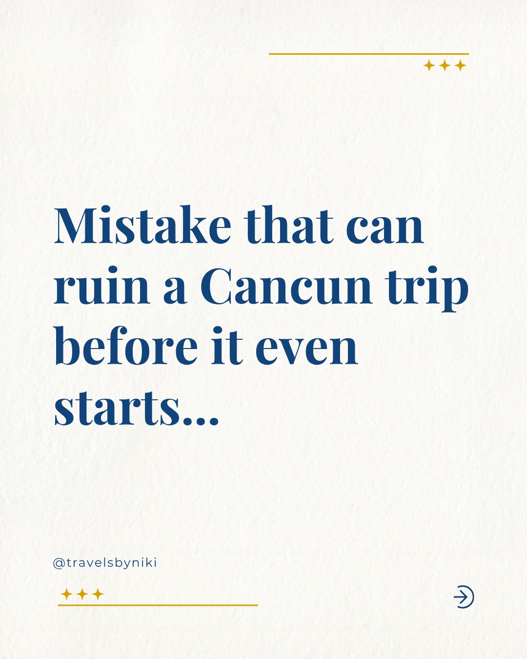 One of the biggest mistakes I see when people book Cancun trips is choosing a resort without thinking about location.
The Cancun region actually includes several very different areas that not only offer varying landscapes but will determine which excursions are available to you.
The Hotel Zone feels lively and convenient.
Costa Mujeres tends to be quieter and more upscale.
Riviera Maya offers larger resorts surrounded by nature.
All are beautiful.
But each creates a different experience.
The right resort for you depends on the kind of trip you want.
If you enjoy travel insights like this, comment INSIDER to join Niki’s Travel Insider List.
.
.
#cancun #cancunmexico #cancunvacation #triptocancun #mexicovacation
