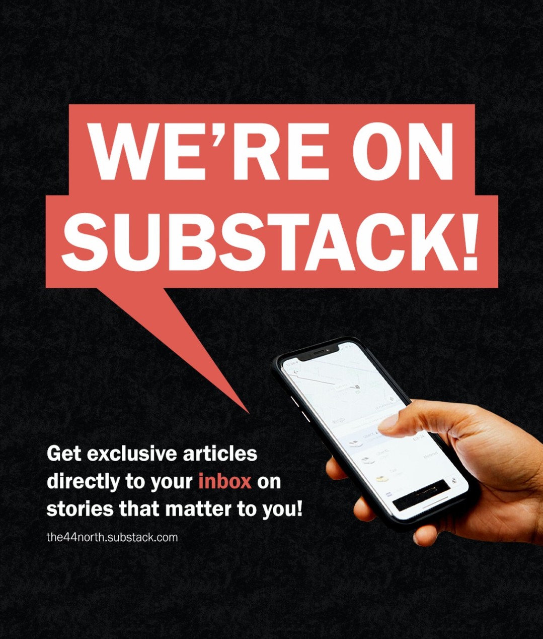 We just launched our Substack!
At the 44 North, we’ve always believed in creating space for honest conversations, meaningful storytelling and community-driven change. Now, we’re taking that even further.
Why subscribe?�Subscribe to get full access to our newsletter and publication archives.
Want to stay up-to-date?�Never miss an update on our work as every newsletter is sent directly to your email inbox.
We hope you join us, read with us and grow with us - 🔗LINK IN BIO🔗
👉 The 44 North is a digital bi-monthly publication that aims to inform, empower, and inspire young people. Do you want to write for us? Support lifting up young people's voices? Head to the 🔗 LINK IN THE BIO 🔗 👈