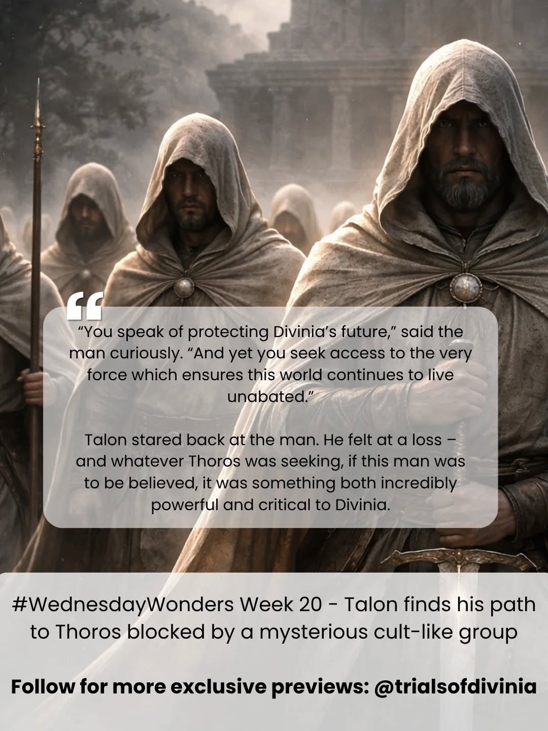 My concept for Book 2 - Fight for Divinia, was to capture the essence of Trials whilst spreading the story out more widely to explore the rest of the world I'd created. During Fight, Talon and his allies track Thoros through the four borderlands (the contentious areas of land between regions) and face unexpected challenges in each one. I have written two of the four so far and I'm really excited to share them ☺️
#TrialsOfDivinia #FantasyBooks #IndieAuthor #Bookstagram #BookTok