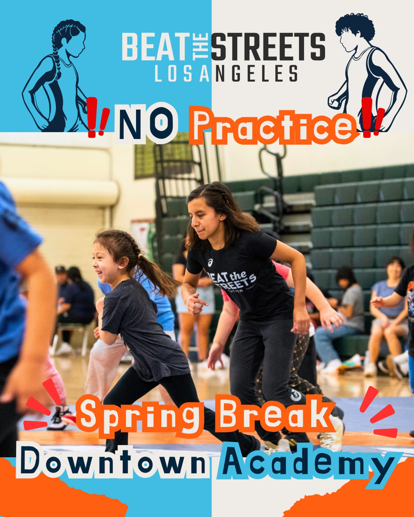 Downtown Academy will be on break from Monday, March 30 through Sunday, April 5 for spring break and Easter.
No practices Tuesday, Thursday, or Sunday.
Enjoy the time off and we’ll see everyone back ready to work the following week 💪