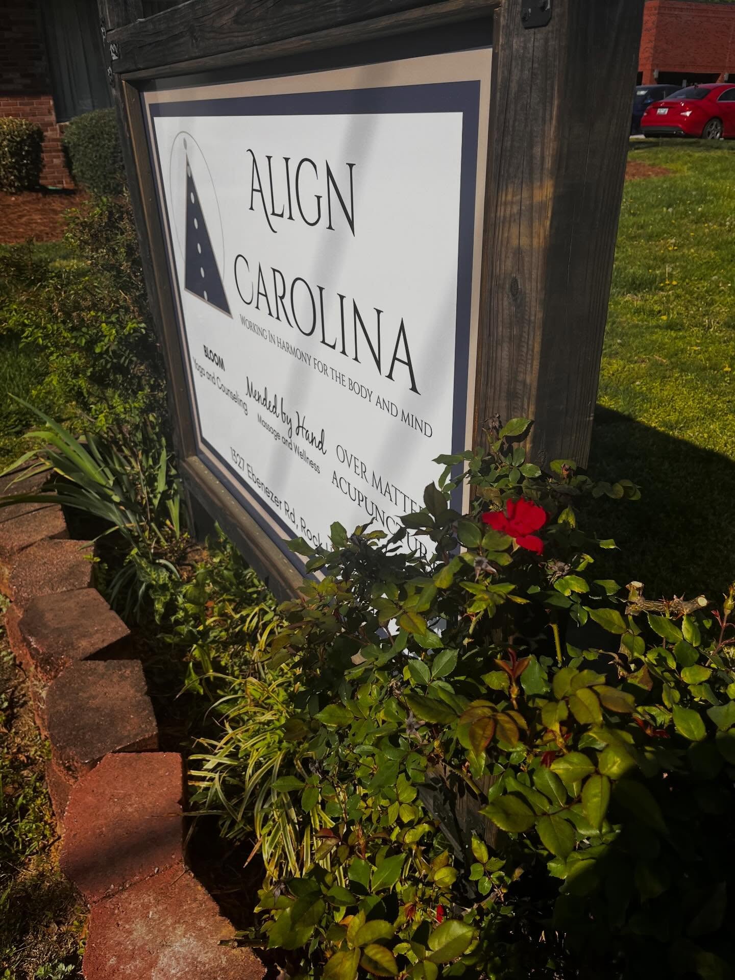 First blooms of the season 🌹 stop in and smell the roses with us!